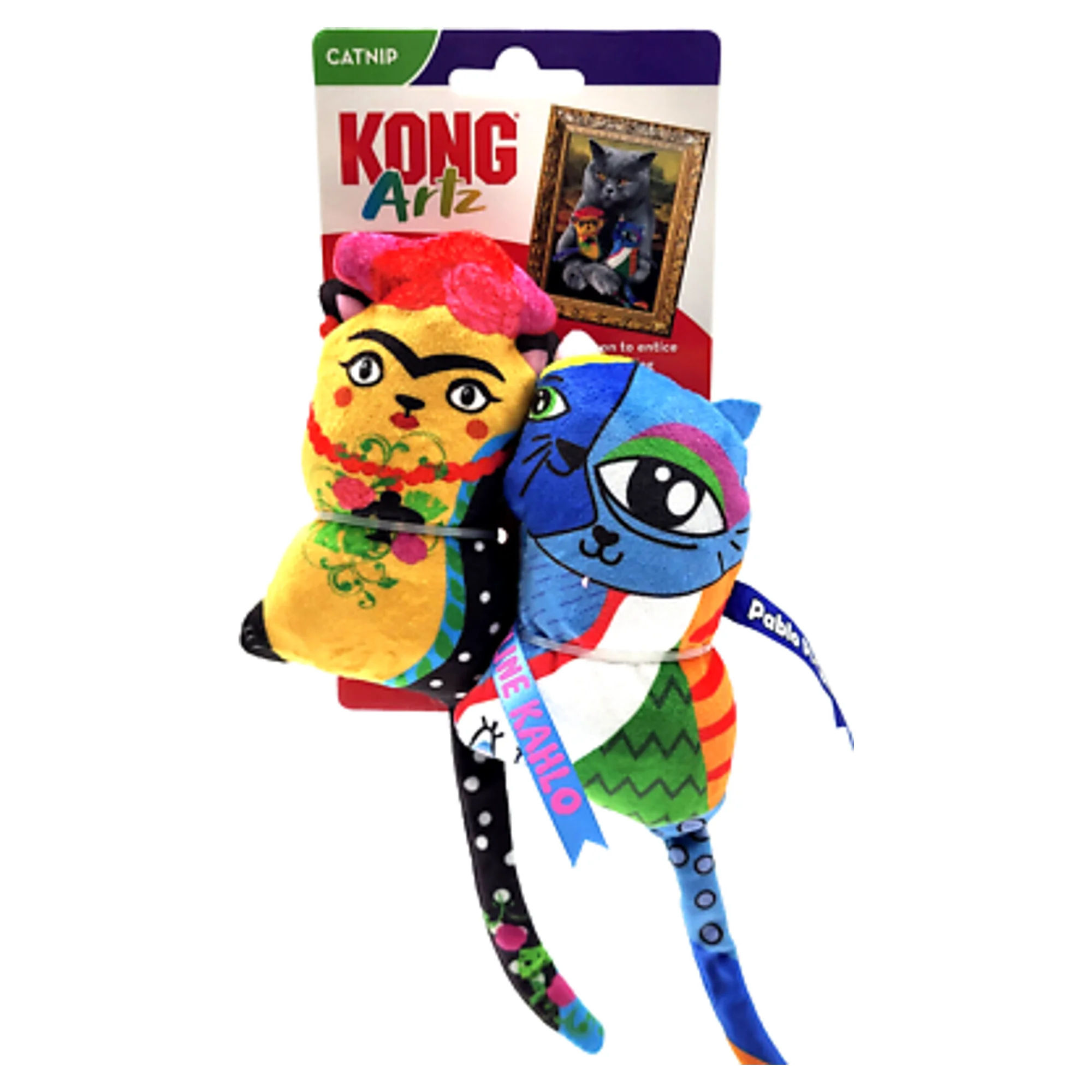 Kong Peluş Kahlo ve Picasso Kedi Oyuncağı 2'li — Fare & Peluş Oyuncaklar — Görsel 2