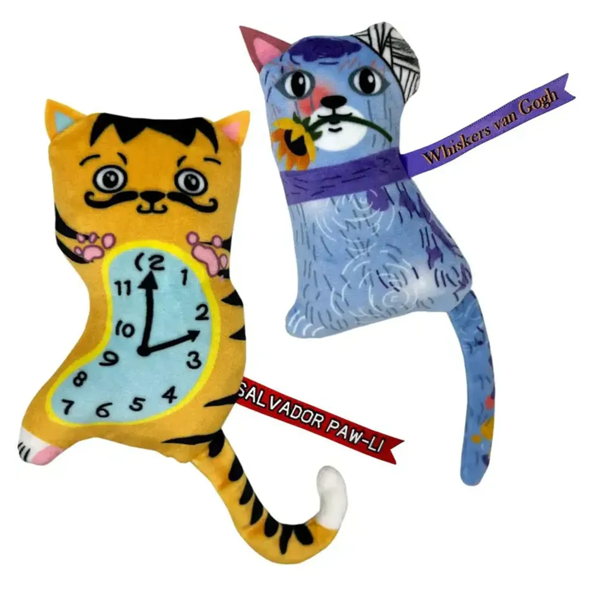 Kong Kedi Peluş Oyuncak 2'li Set (Artz Dali ve Van Gogh)