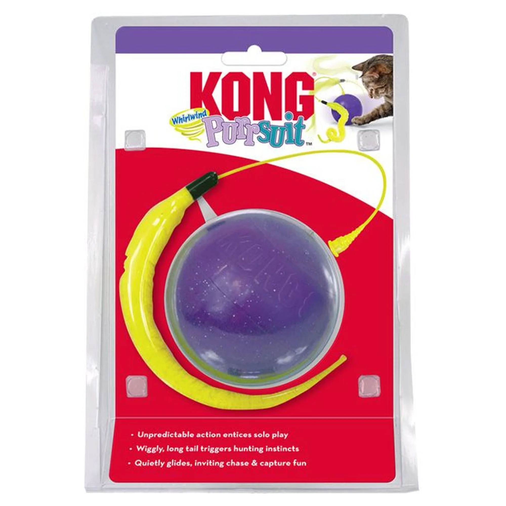 Kong Kong Purrsuit Sallantılı Top Şeklinde Kedi Oyuncağı