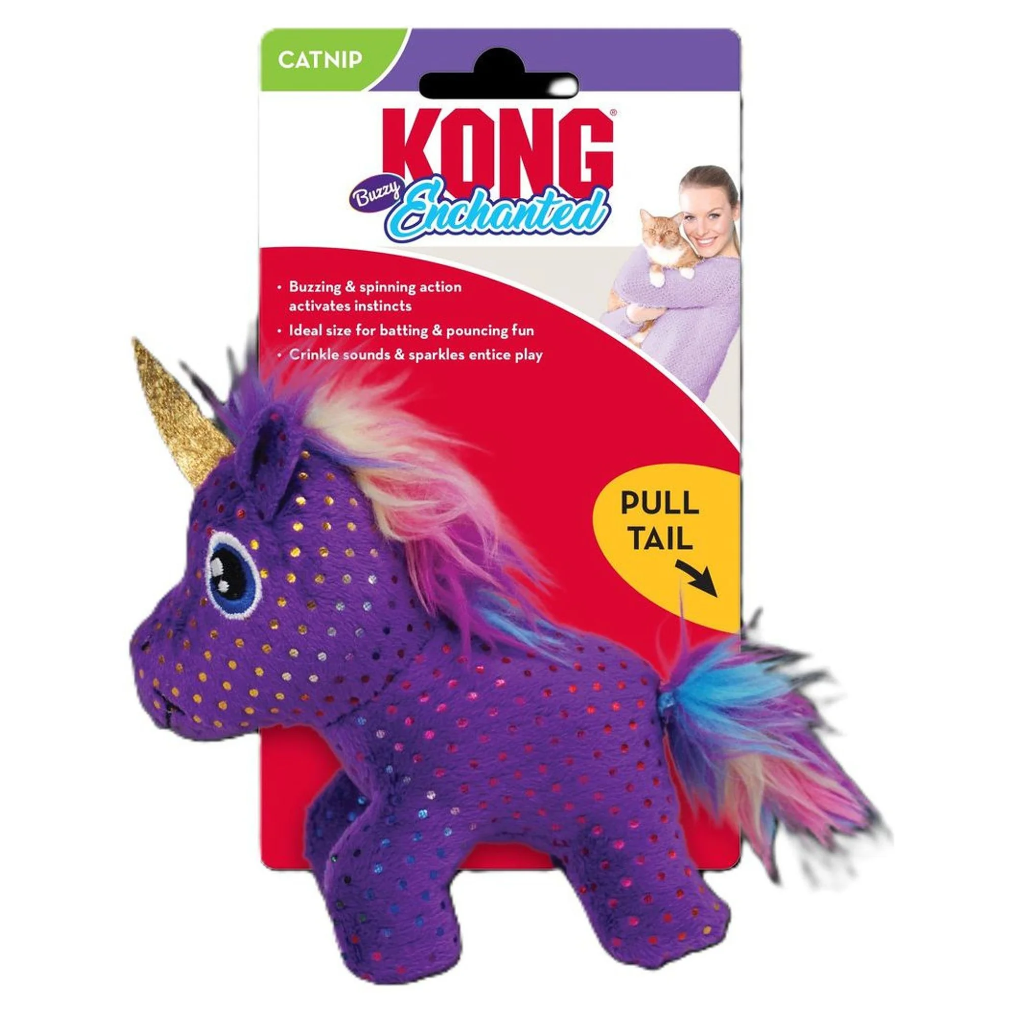 Kong Peluş Unicorn Kedi Oyuncağı