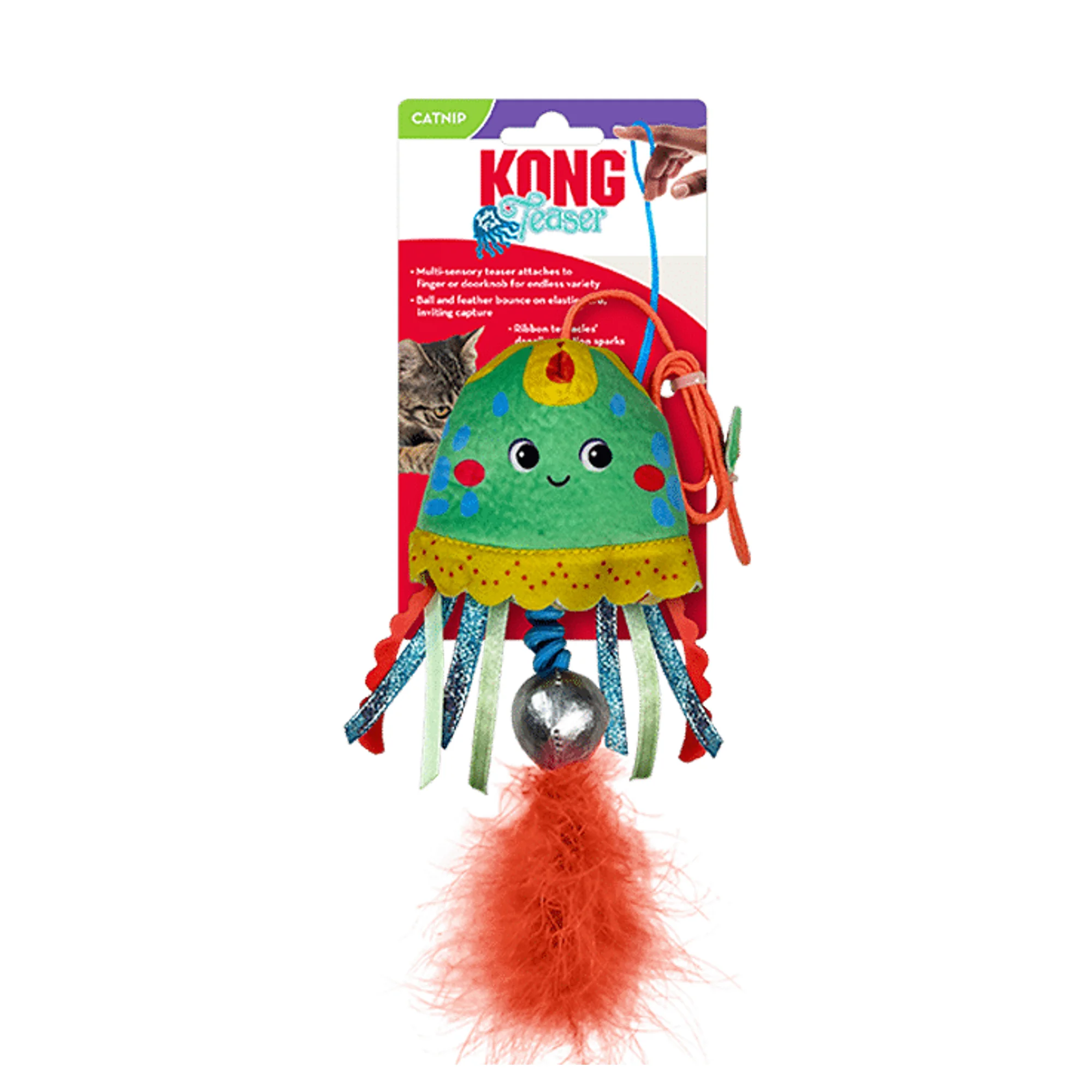 Kong Teaser Peluş Denizanası Kedi Oyuncağı