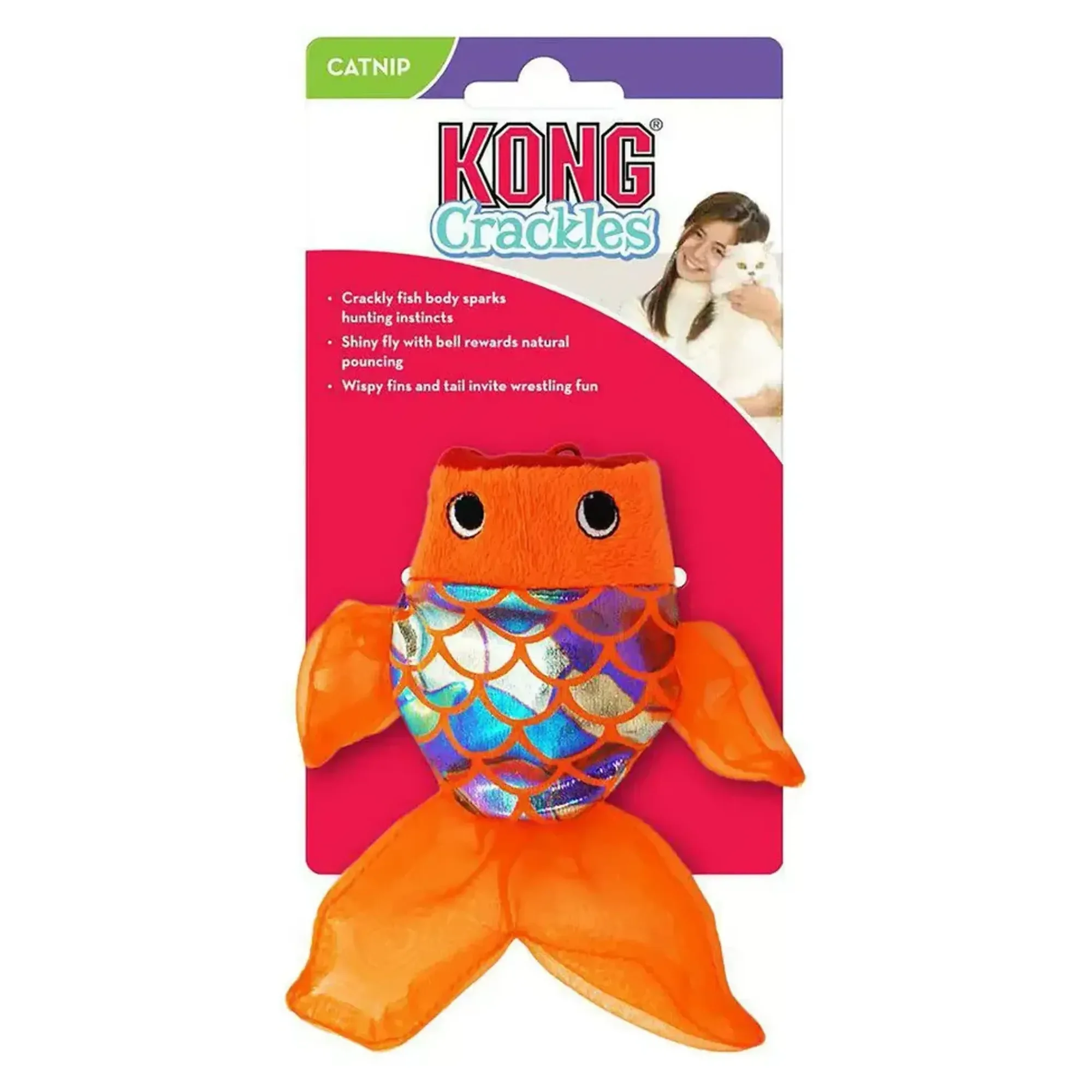 Kong Crackles Gulpz Peluş Kedi Oyuncağı — Fare & Peluş Oyuncaklar — Görsel 2