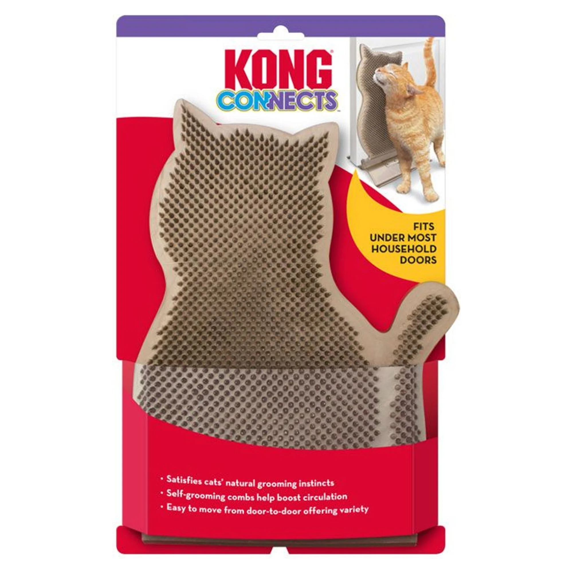 Kong Kong Connects Kedi Şeklinde Kedi Sürtünme Tahtası