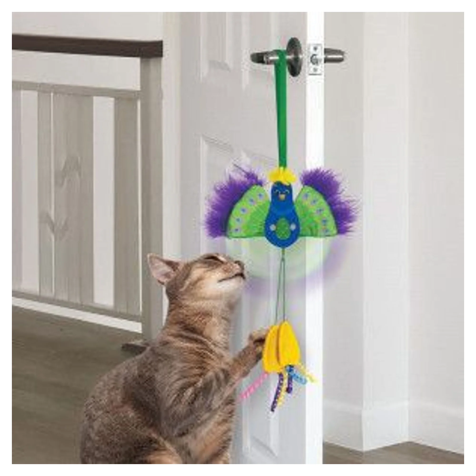 Kong Connects Peacock Peluş Kedi Oyuncağı — Fare & Peluş Oyuncaklar — Görsel 3