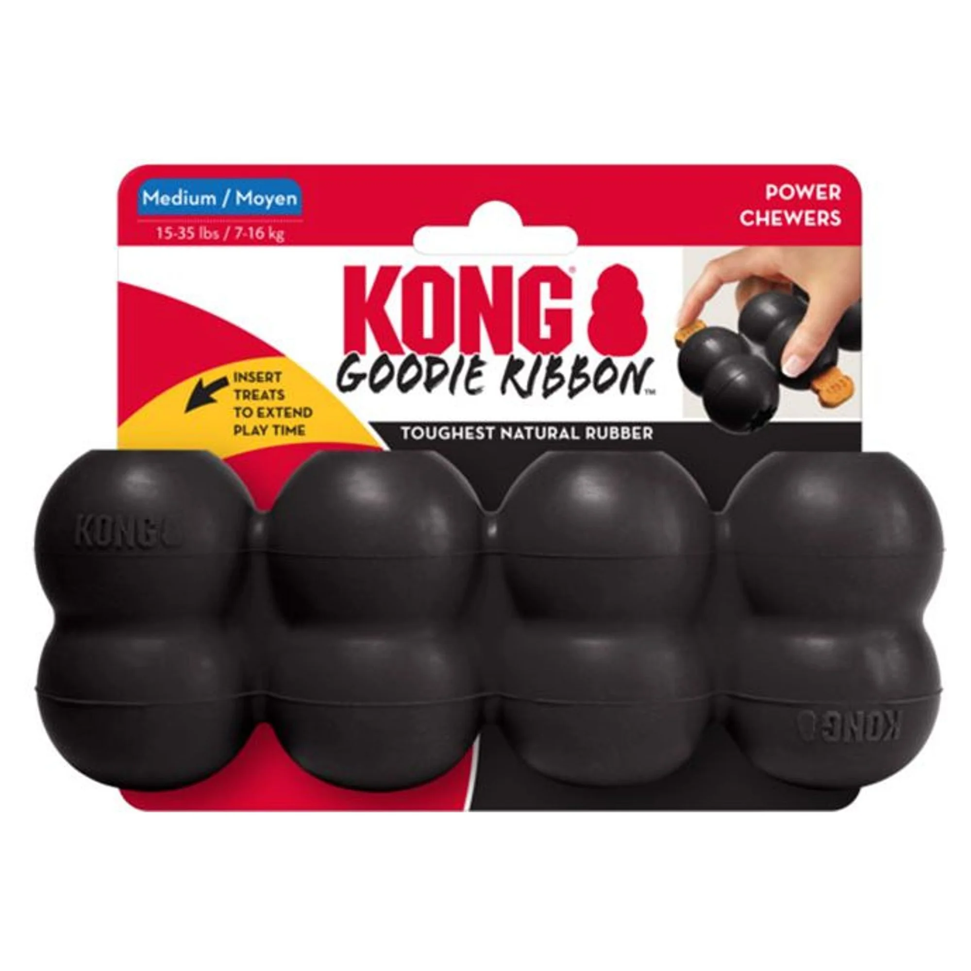 Kong Kong Extreme Ultra Sert Top Şeklinde Köpek Oyuncağı M