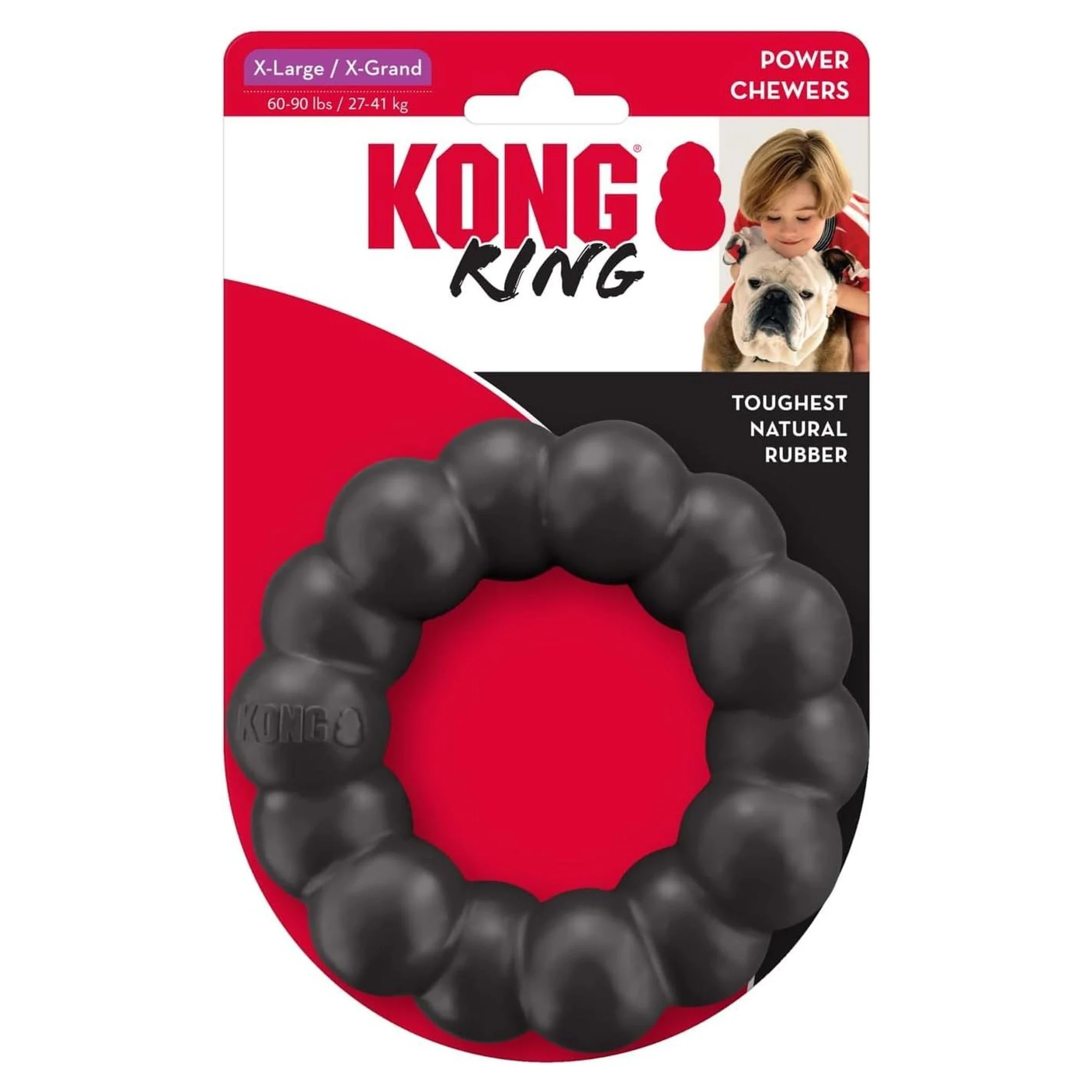 Kong Extreme Ultra Sert Yüzük Şeklinde Kauçuk Köpek Oyuncağı XL