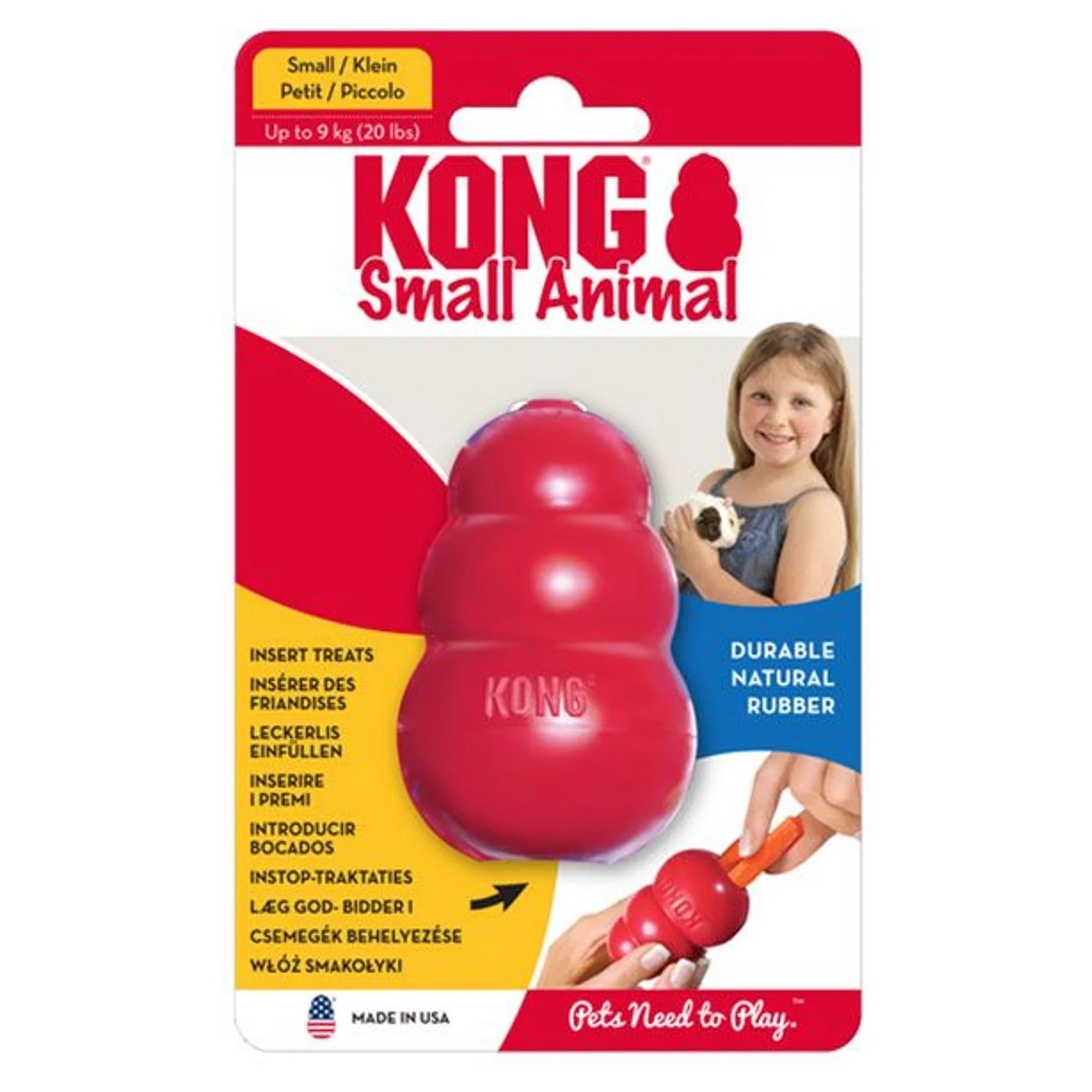 Kong Kong Classic Küçük Irk Köpekler İçin Isırma Oyuncağı S
