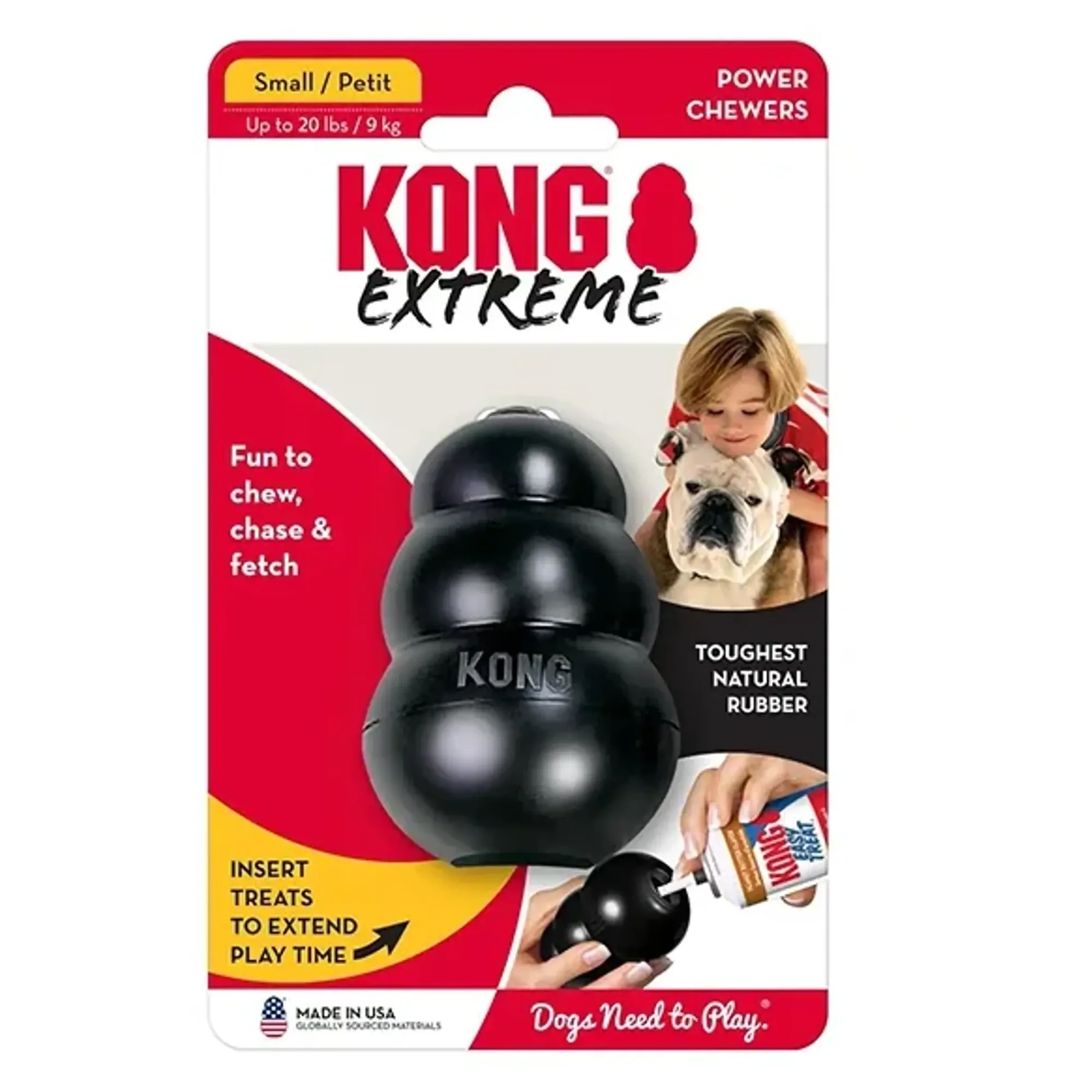 Kong Extreme Ultra Sert Köpek Isırma Oyuncağı S