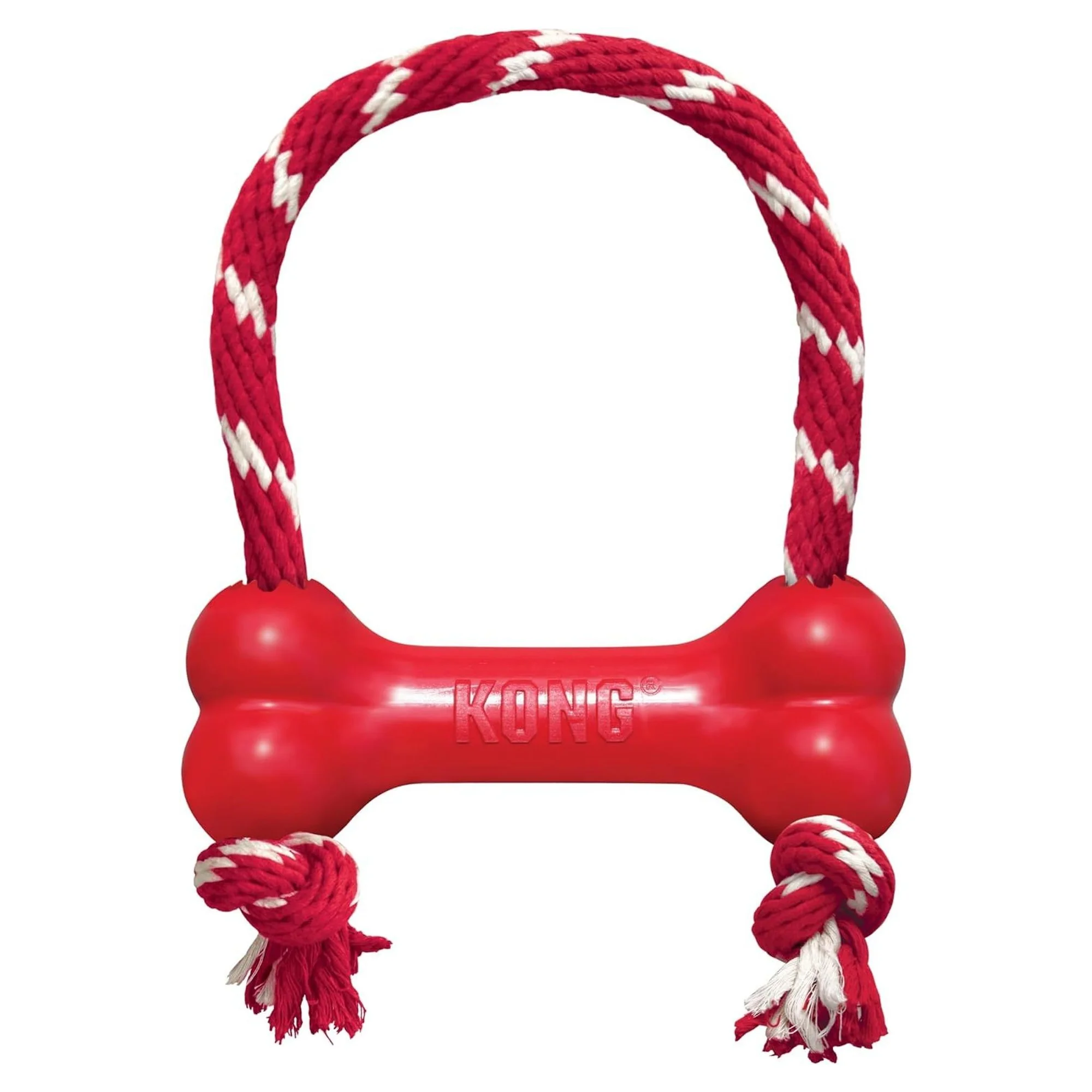 Kong Goodie Bone Kemik Şeklinde İp Sallantılı Çok Amaçlı Köpek Oyuncağı XS — Diş İpleri, 120 g — Görsel 3