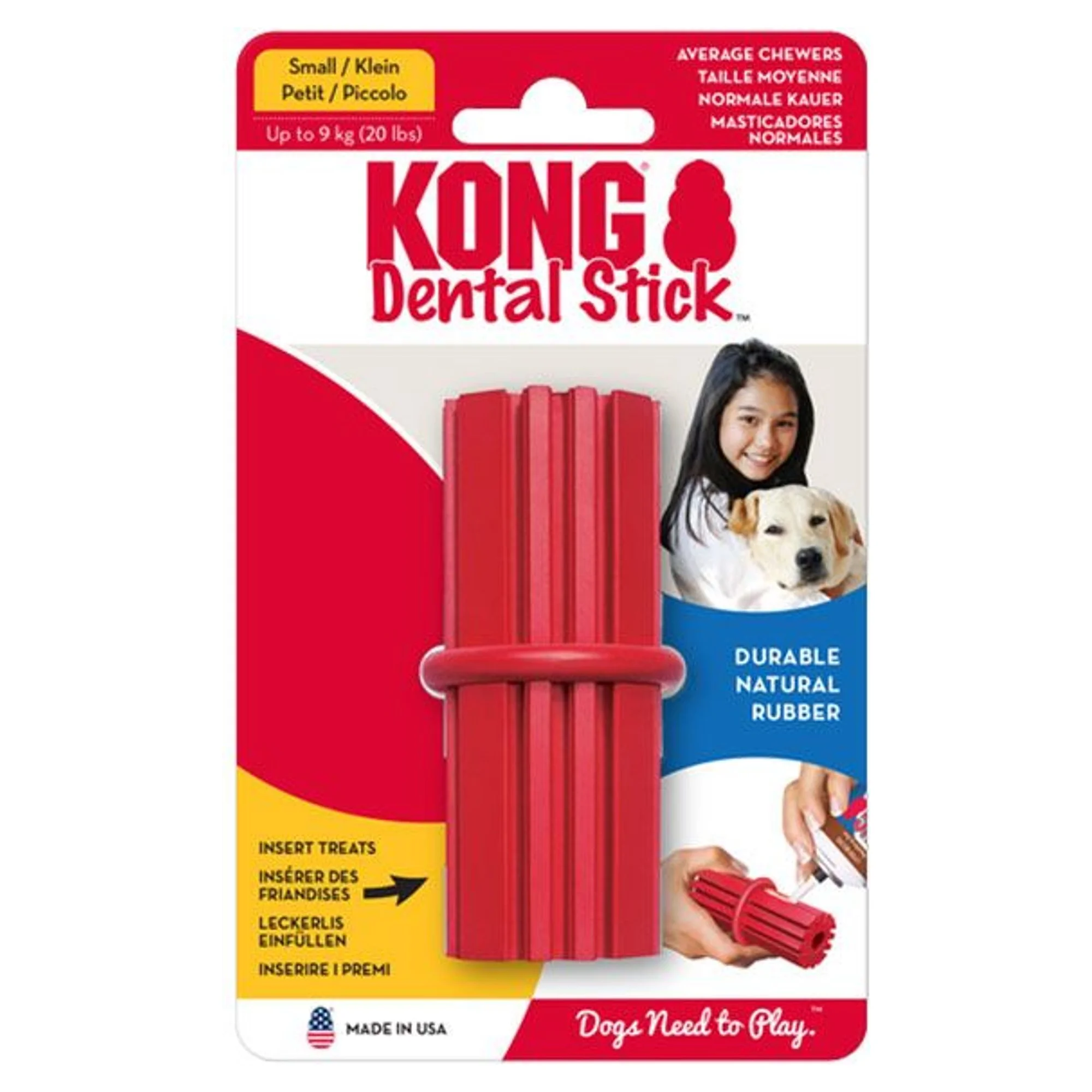 Kong Kong Dental Stick Diş Temizliği Sağlayan Köpek Oyuncağı S