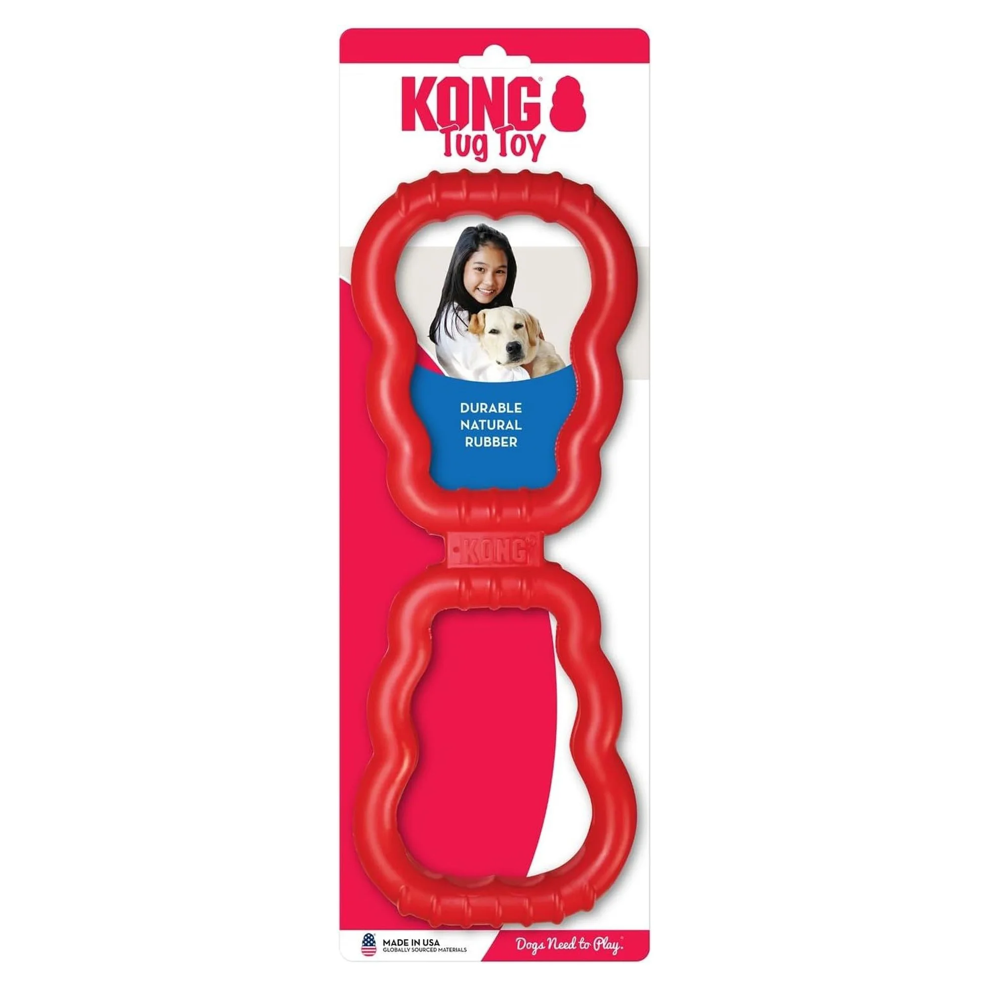 Kong Tug Çekiştirme Köpek Oyuncağı M