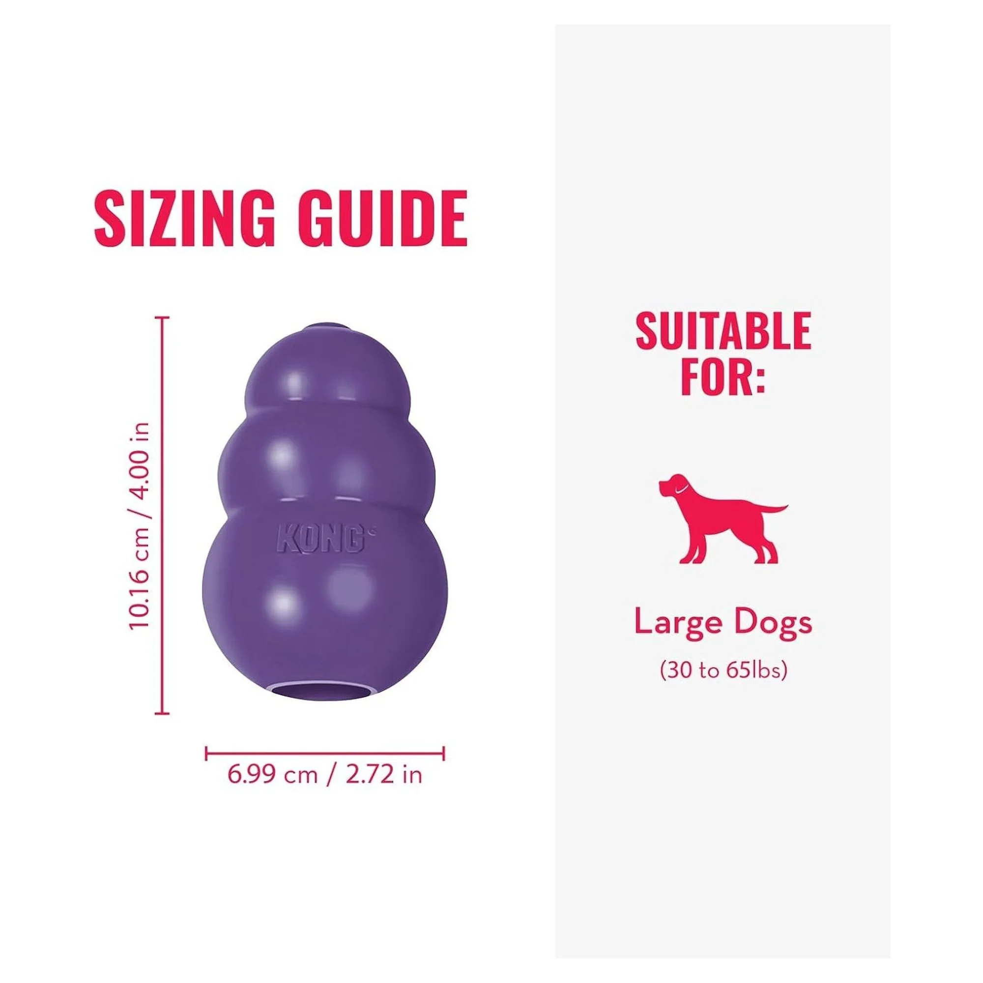 Kong Senior Yaşlı Köpekler İçin Hafif Yumuşak Plastik ve Kauçuk Oyuncak L — Plastik ve Kauçuk Oyuncaklar, 220 g — Görsel 2