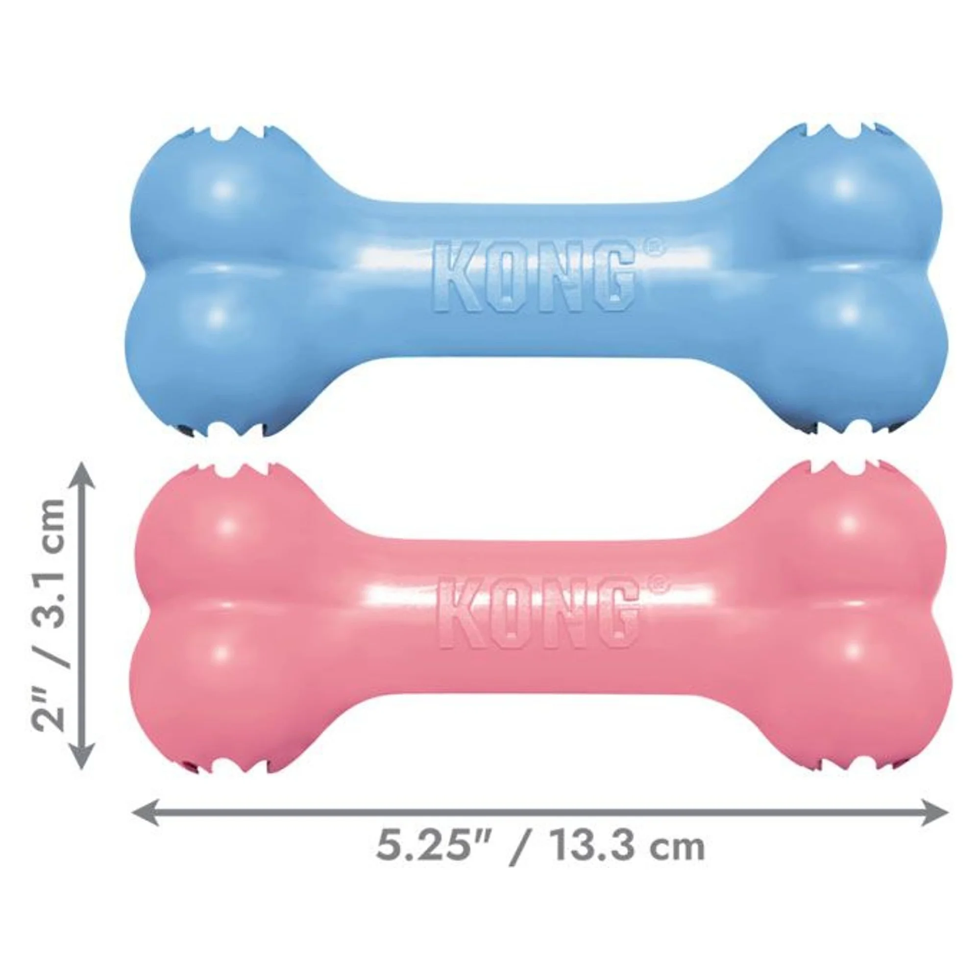 Kong Kong Puppy Goodie Bone Kemik Şeklinde Çok Amaçlı Yavru Köpek Oyuncağı S
