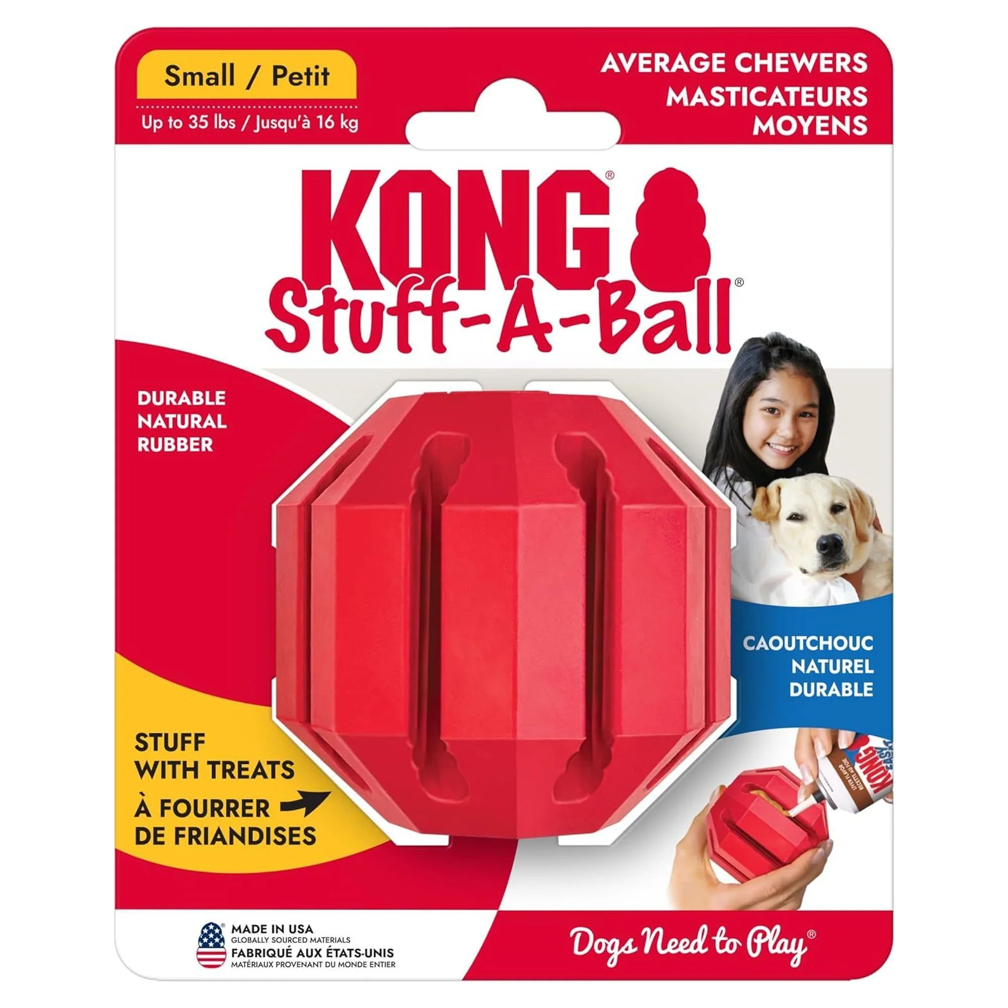 Kong Stuff-A-Ball Çok Amaçlı Köpek Oyuncağı S