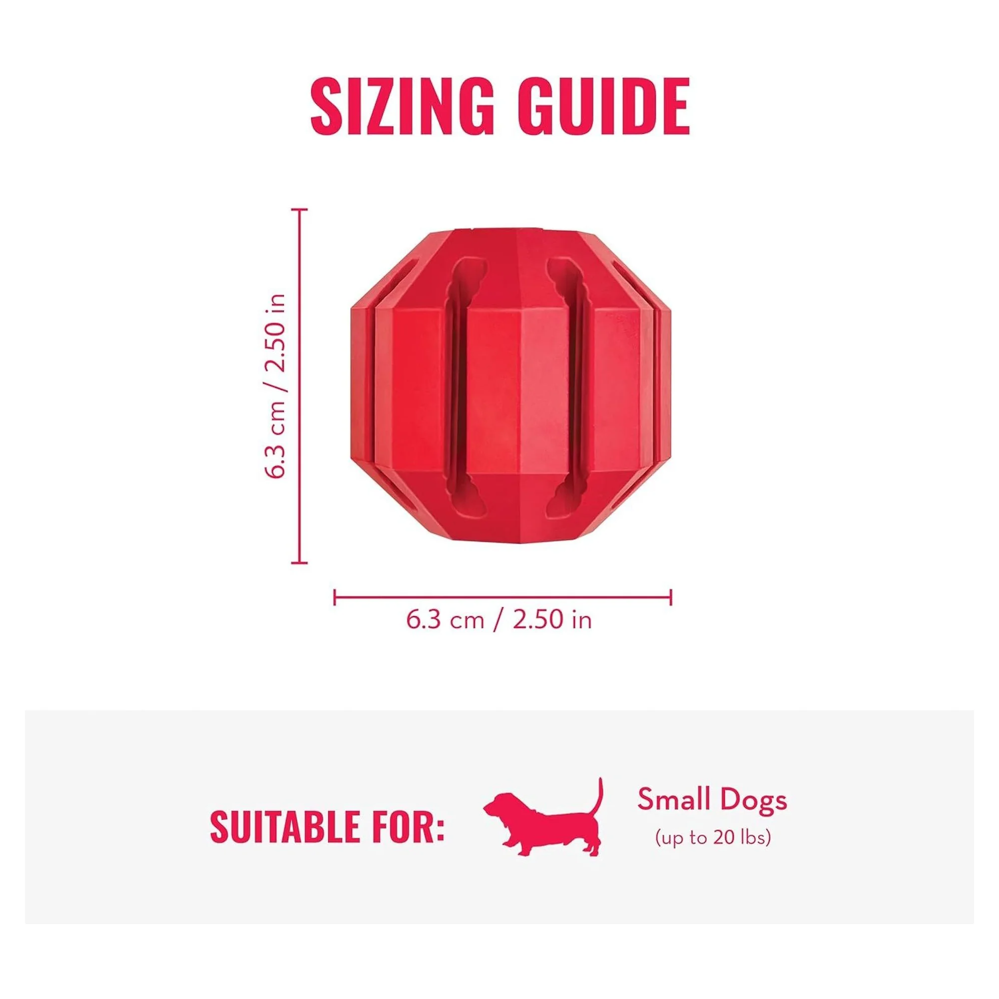 Kong Stuff-A-Ball Çok Amaçlı Köpek Oyuncağı S — Oyuncaklar, 220 g — Görsel 2