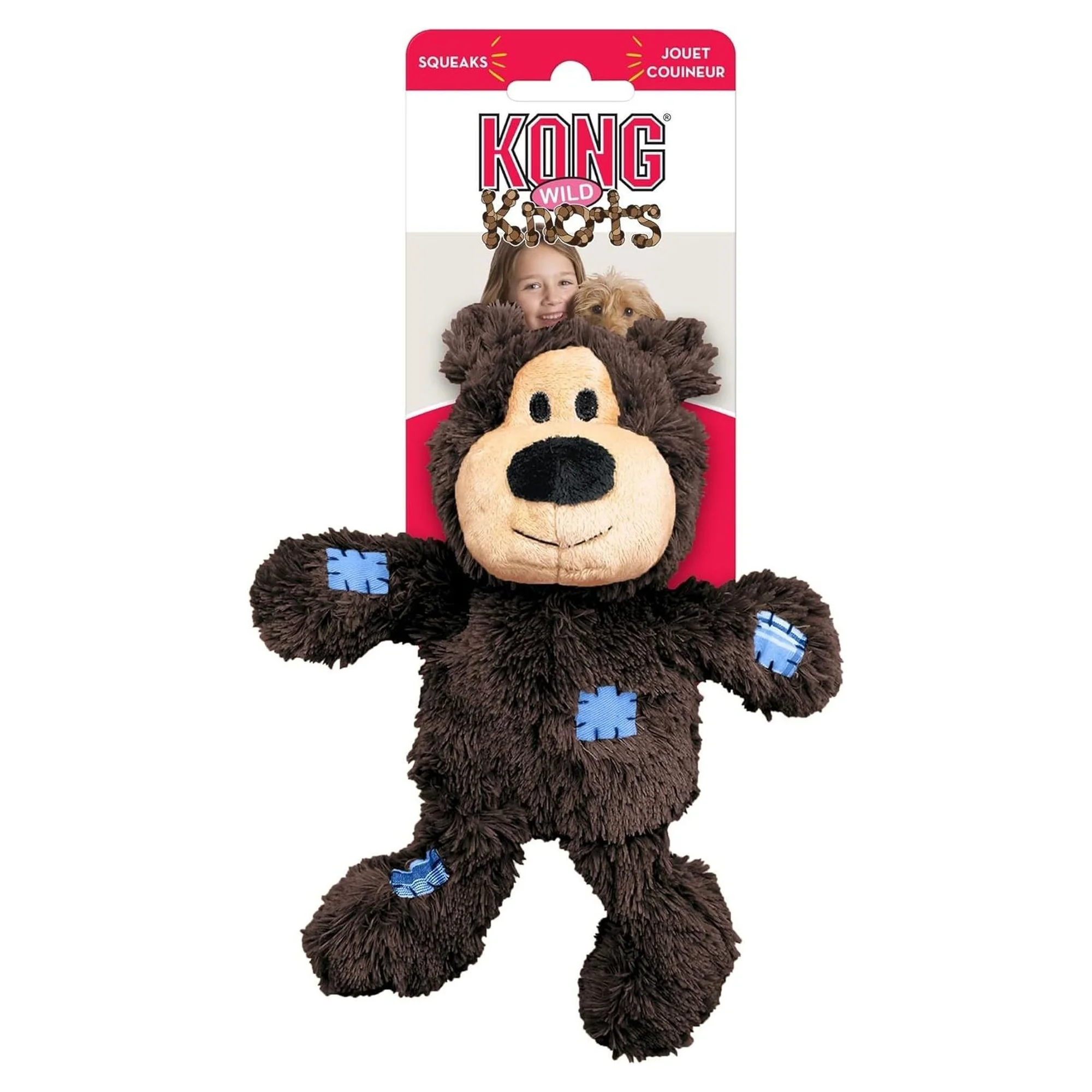 Kong Wild Knots Peluş Ayı Köpek Oyuncağı S