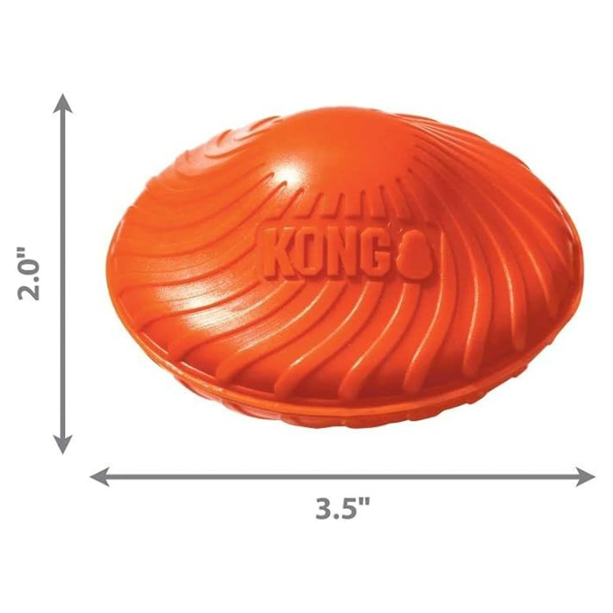 Kong Squeezz Orbitz Dönen Daire Şeklinde Köpek Oyuncağı S/M — Oyuncaklar, 110 g — Görsel 2