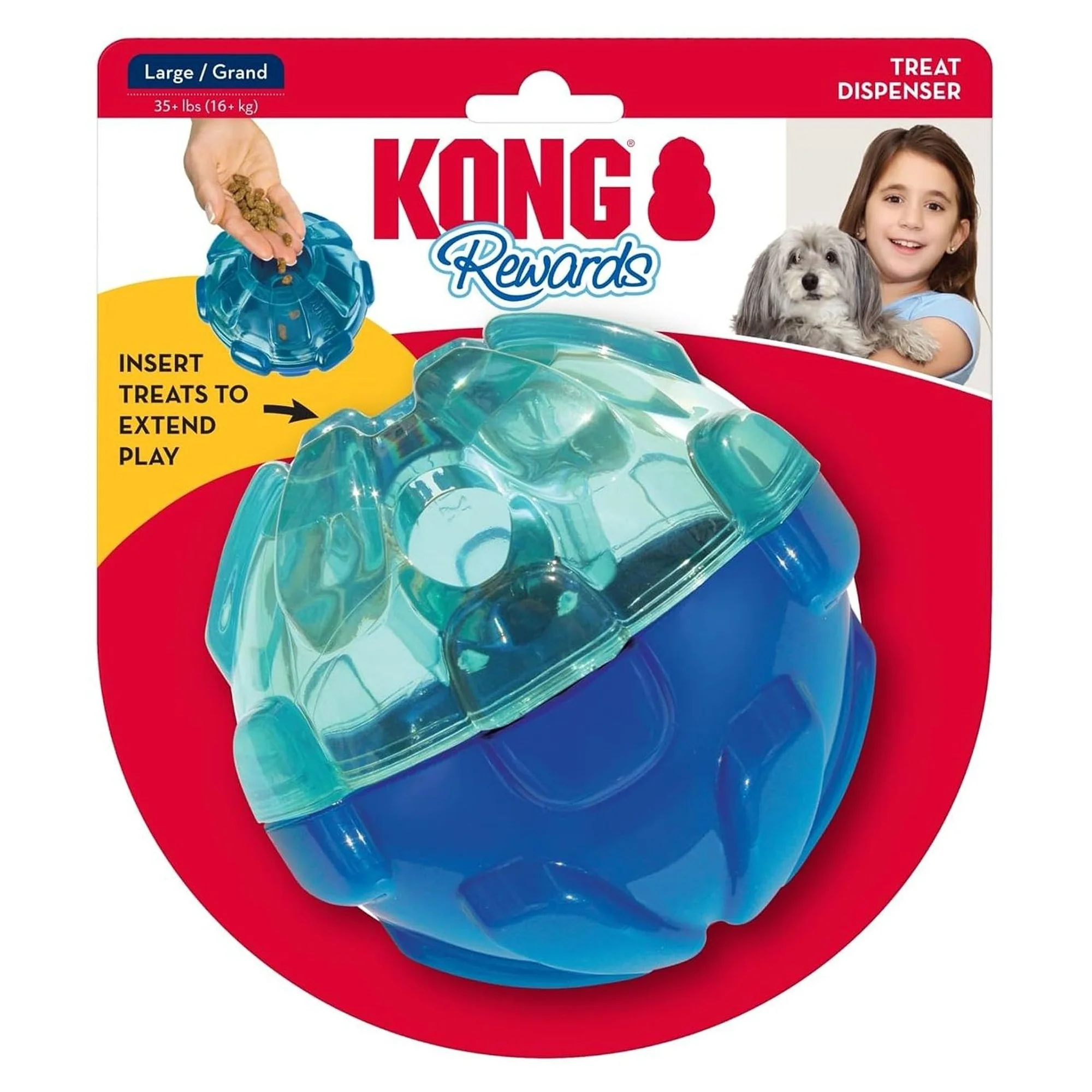 Kong Rewards Ball Köpek Ödül Maması Dağıtma Oyuncağı L