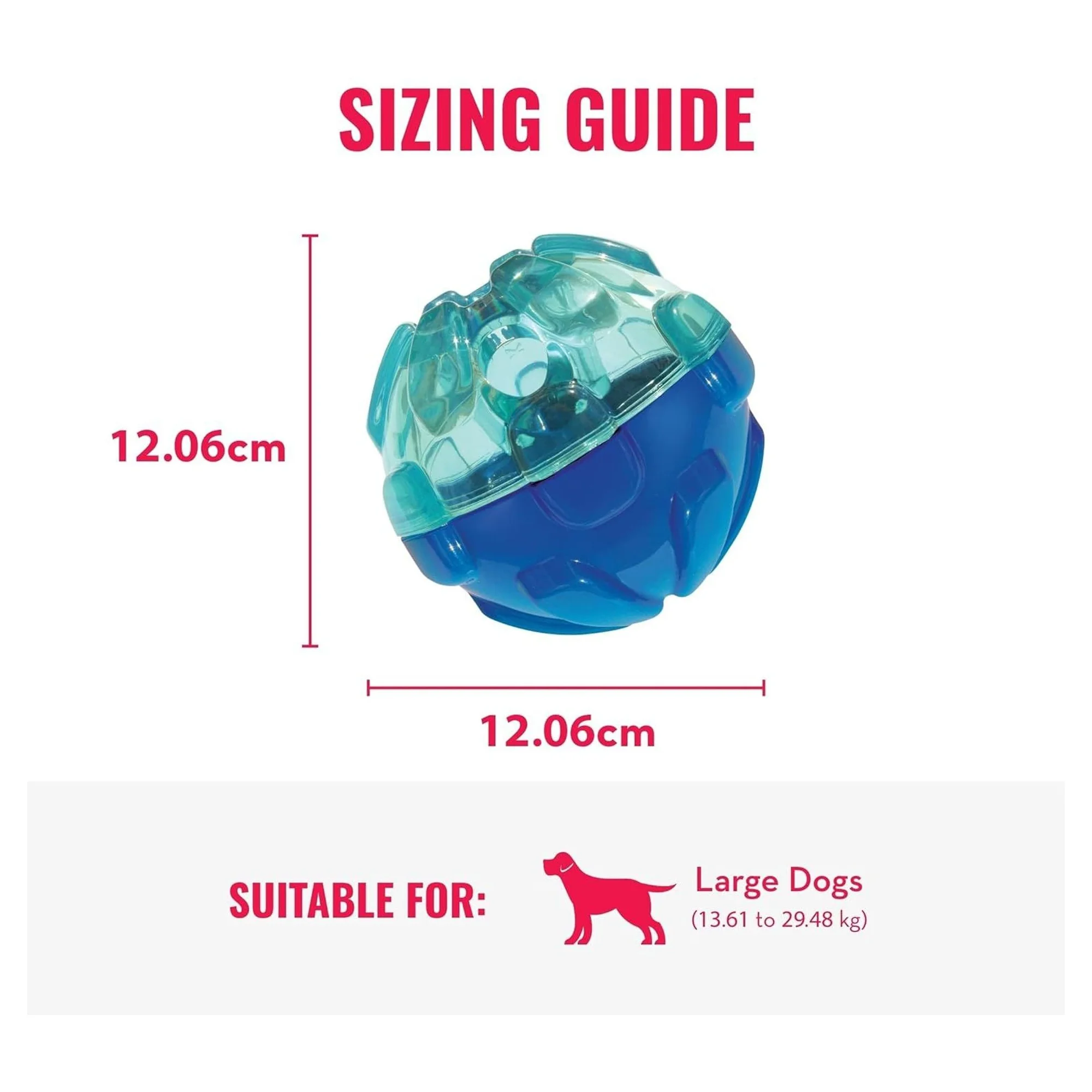 Kong Rewards Ball Köpek Ödül Maması Dağıtma Oyuncağı L — Oyuncaklar, 440 g — Görsel 2