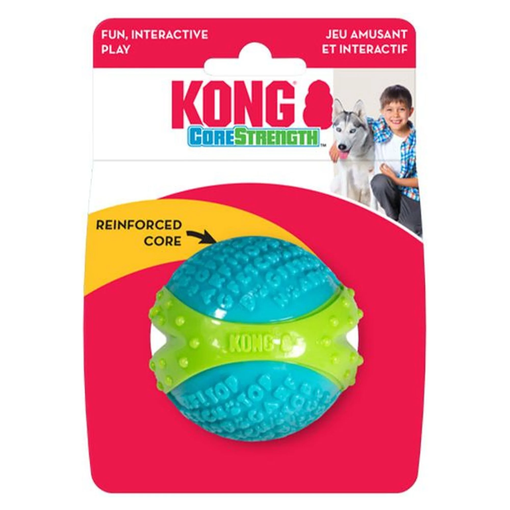 Kong Kong CoreStrength Top Şeklinde  Köpek Oyuncağı M