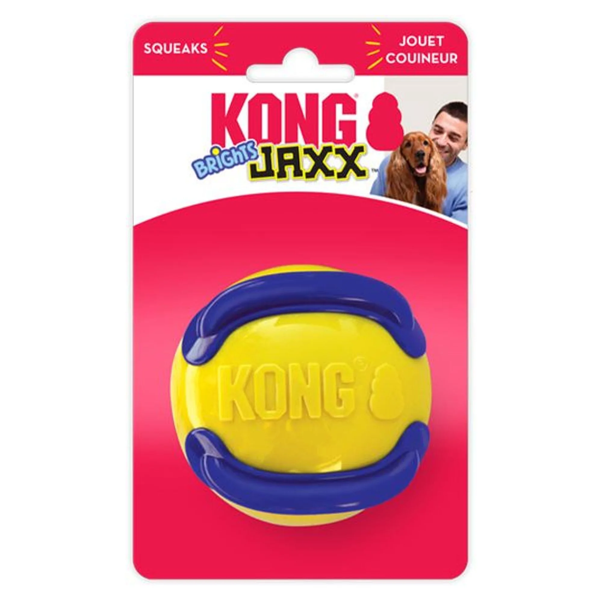 Kong KONG Jaxx Brights Sandviç Şeklinde Köpek Oyuncağı L
