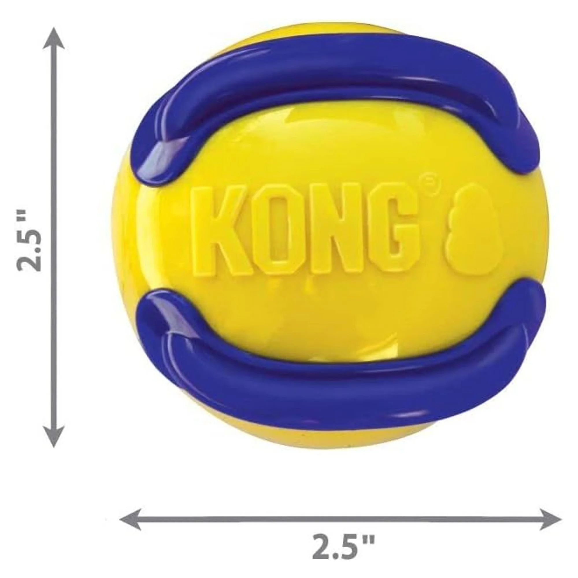 Kong Jaxx Brights Sandviç Şeklinde Köpek Oyuncağı M — Plastik ve Kauçuk Oyuncaklar, 110 g — Görsel 2