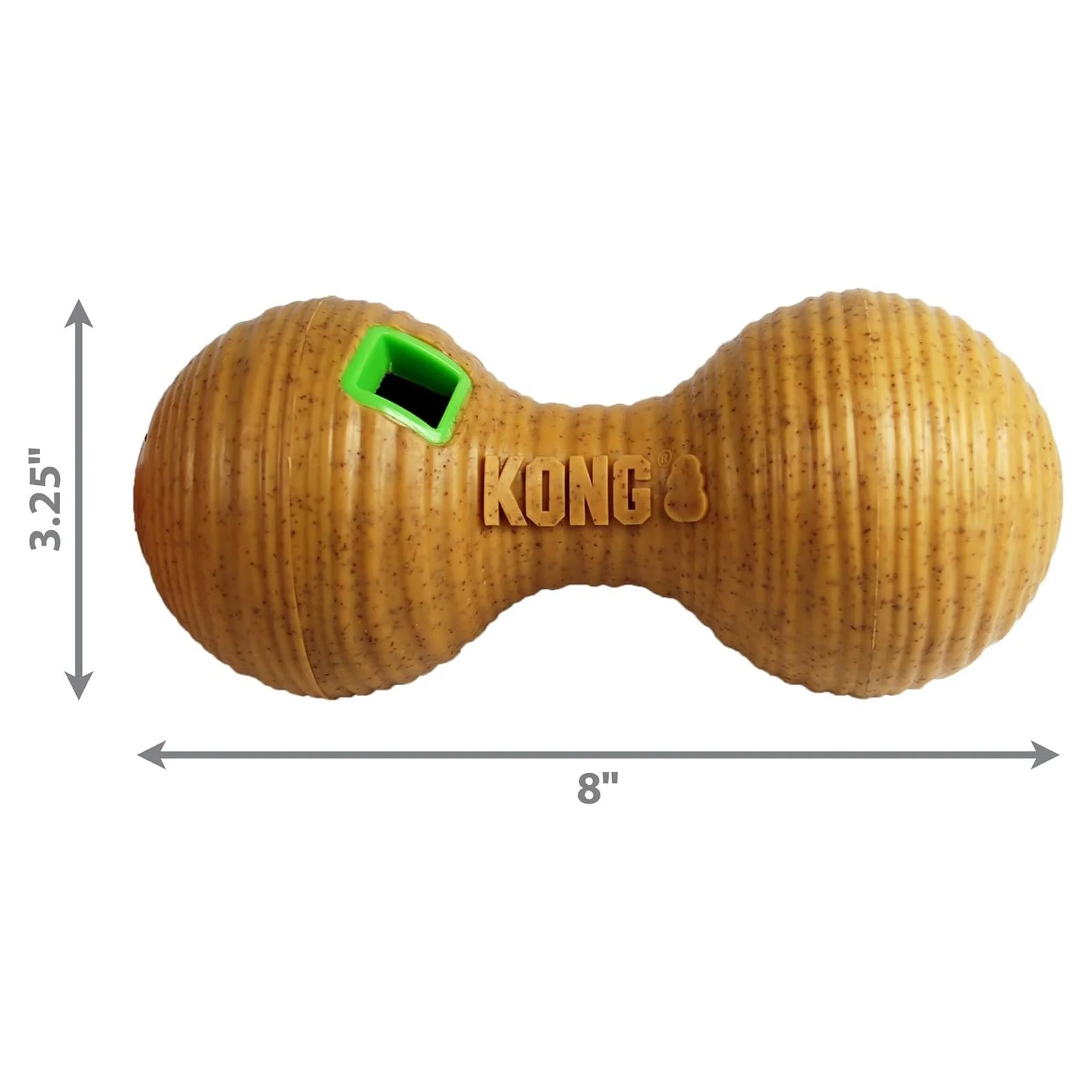Kong Bamboo Feeder Dambıl Şeklinde Ödül Maması Dağıtma Köpek Oyuncağı M — Oyuncaklar, 330 g — Görsel 3