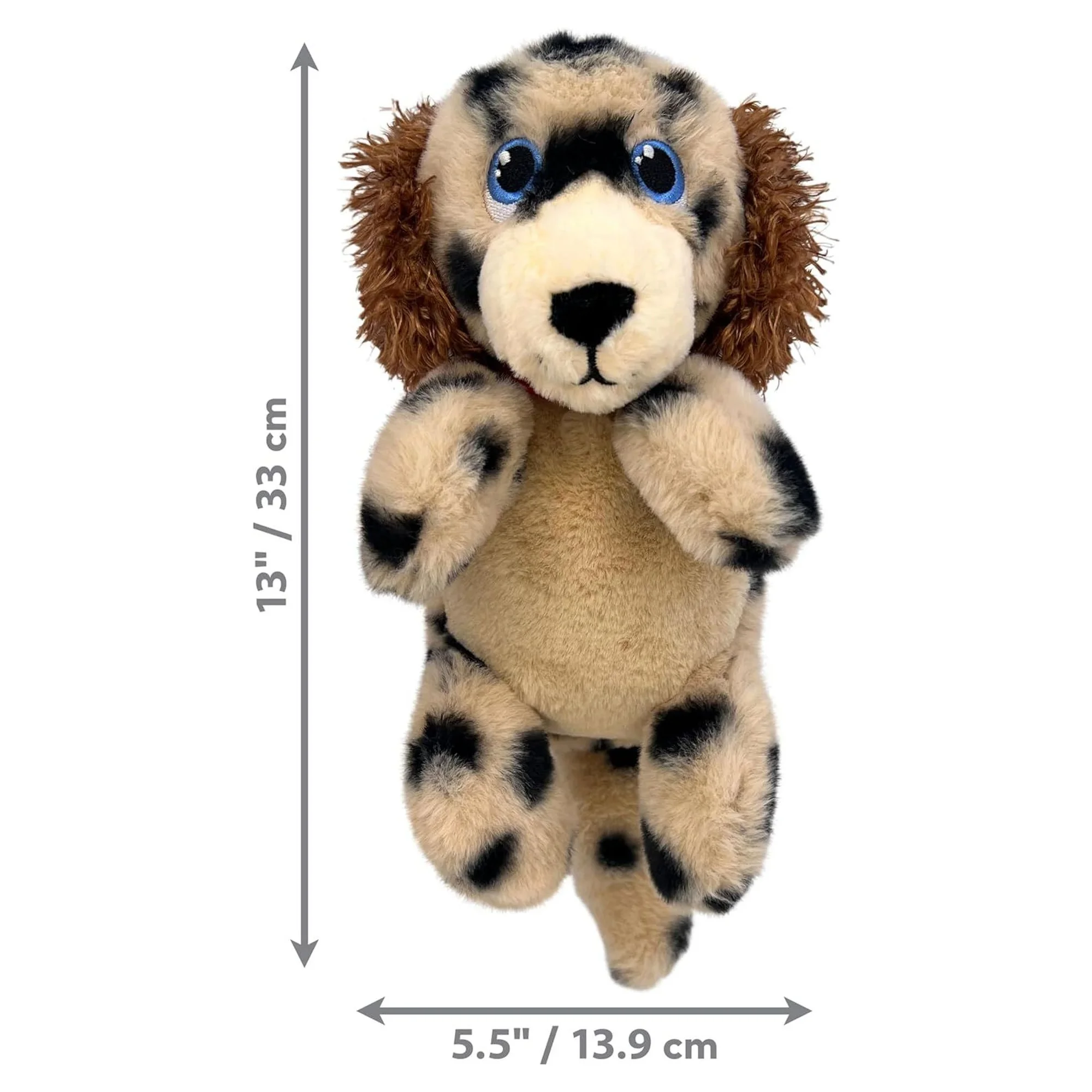 Kong Comfort Pups Spot Köpek Şeklinde Peluş Köpek Oyuncağı M — Kumaş ve Peluş Oyuncaklar, 110 g — Görsel 2