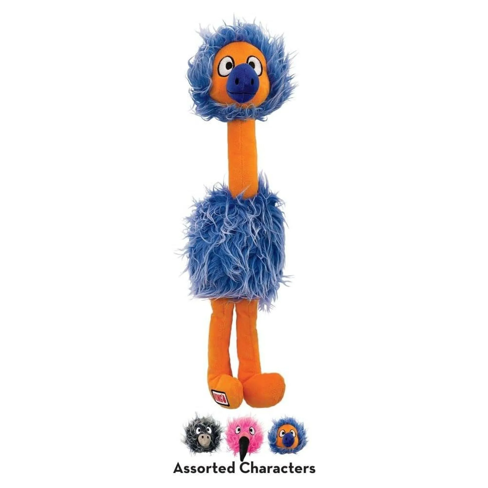 Kong Comfort Jumbo Flamingo Şeklinde Peluş Köpek Oyuncağı XL — Kumaş ve Peluş Oyuncaklar, 170 g — Görsel 3