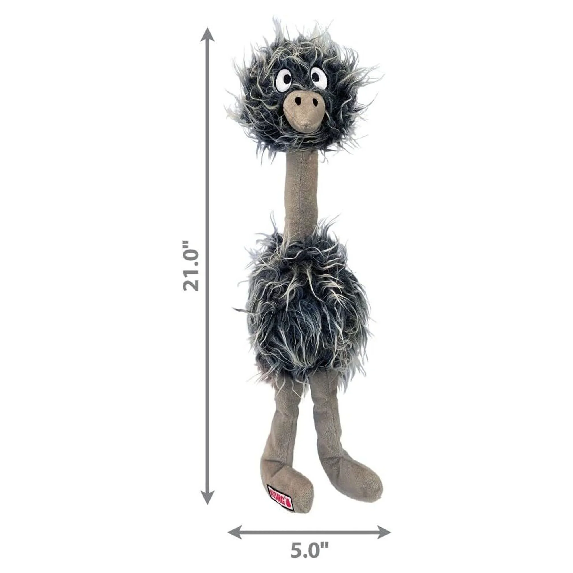 Kong Comfort Jumbo Flamingo Şeklinde Peluş Köpek Oyuncağı XL — Kumaş ve Peluş Oyuncaklar, 170 g — Görsel 2