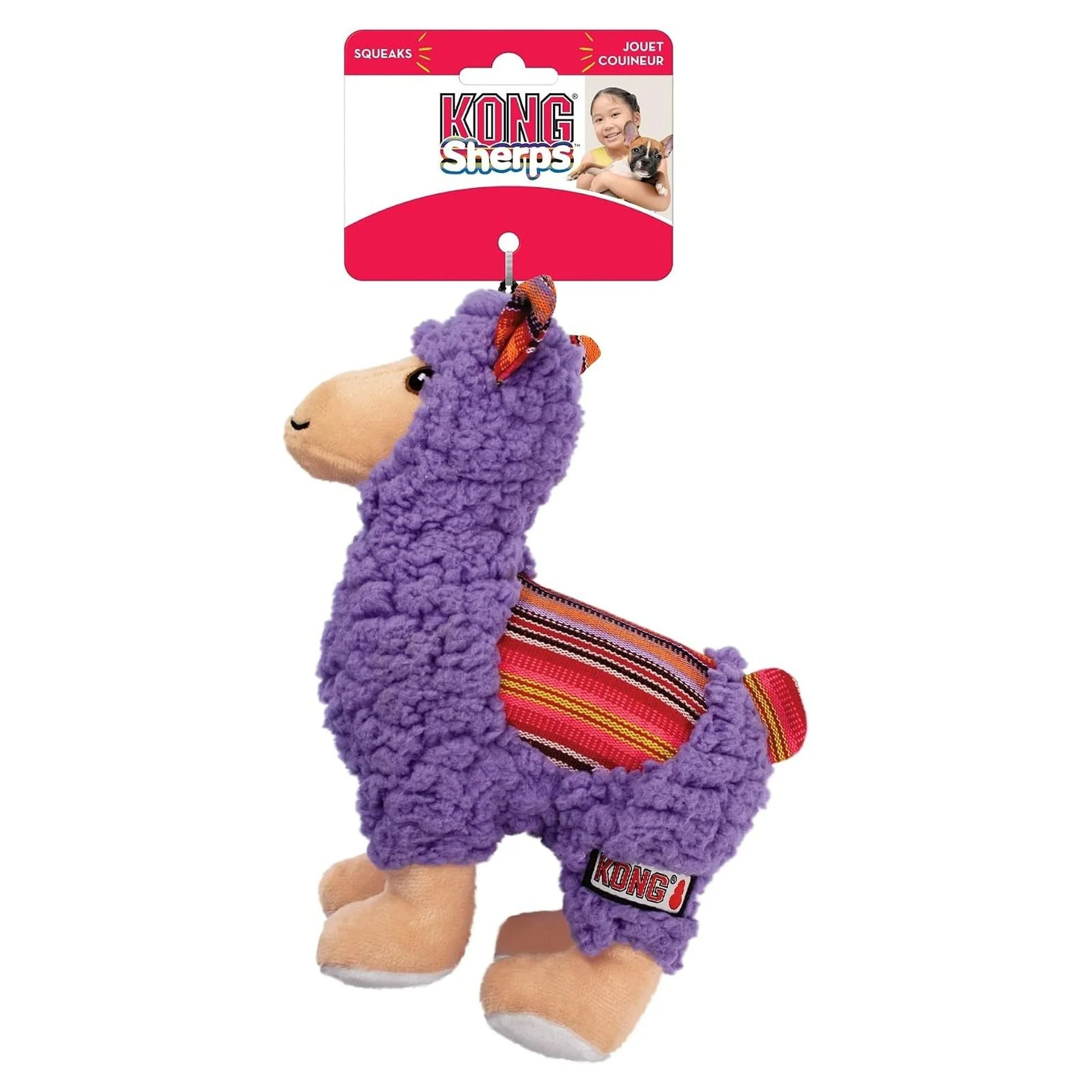 Kong Sherps Lama Şeklinde Peluş Köpek Oyuncağı M