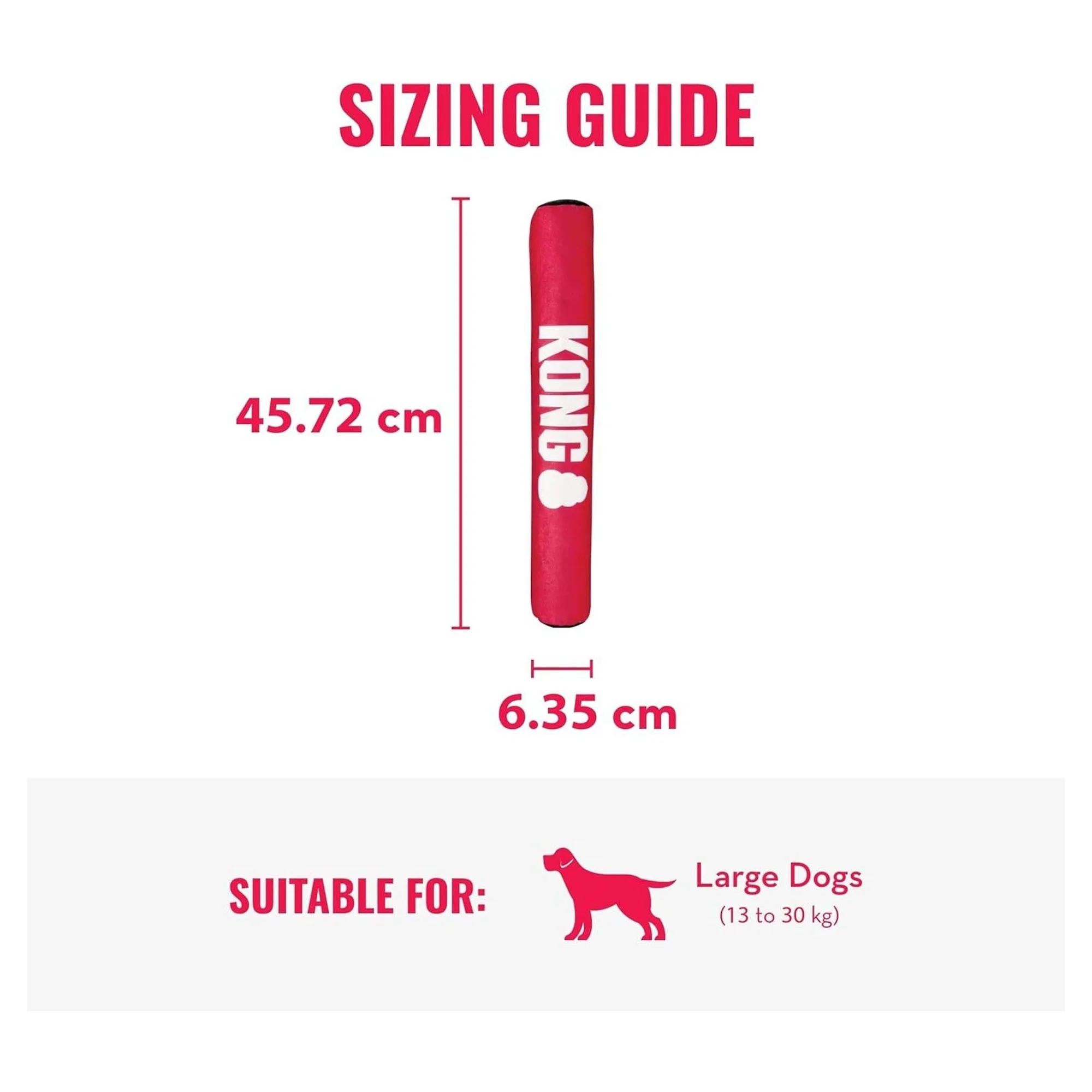 Kong Signature Stick Çubuk Şeklinde Köpek Oyuncağı L — Oyuncaklar, 420 g — Görsel 2