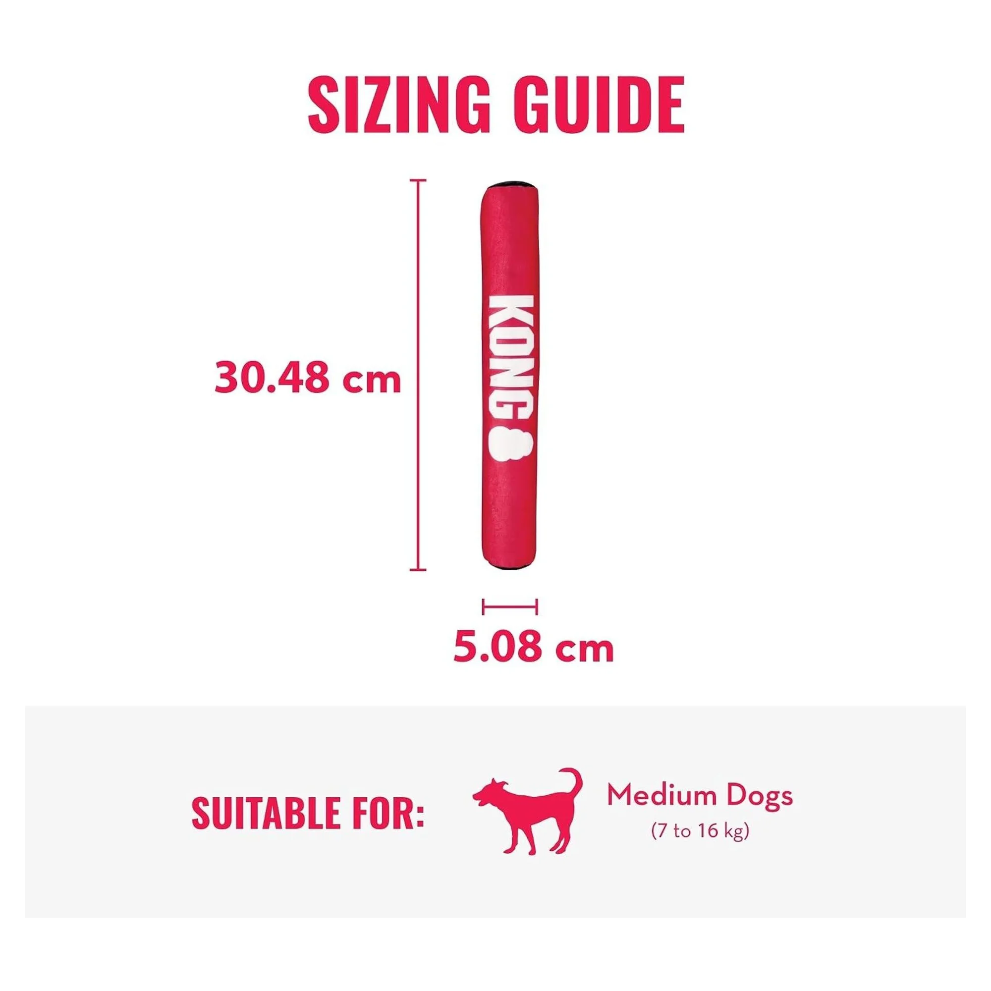 Kong Signature Stick Çubuk Şeklinde Köpek Oyuncağı M — Oyuncaklar, 110 g — Görsel 2