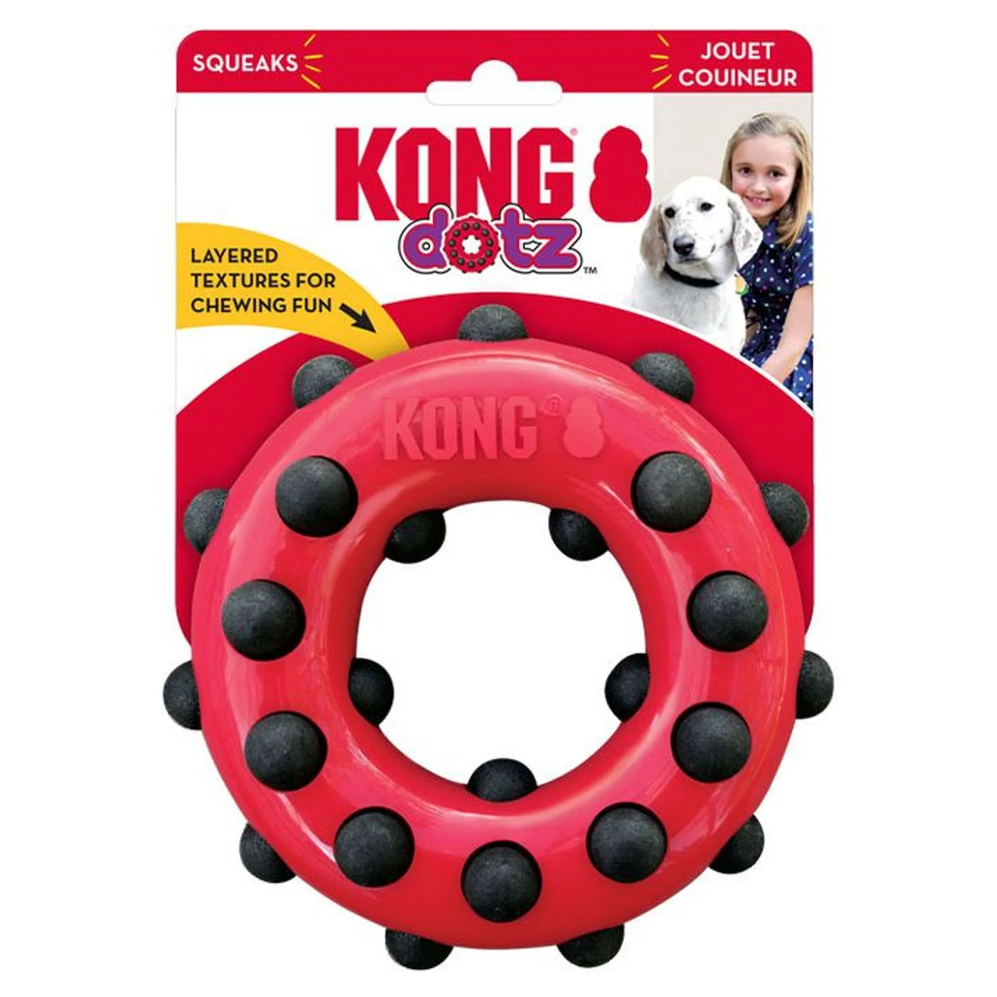 Kong Kong Dotz Circle Halka Şeklinde Köpek Oyuncağı S
