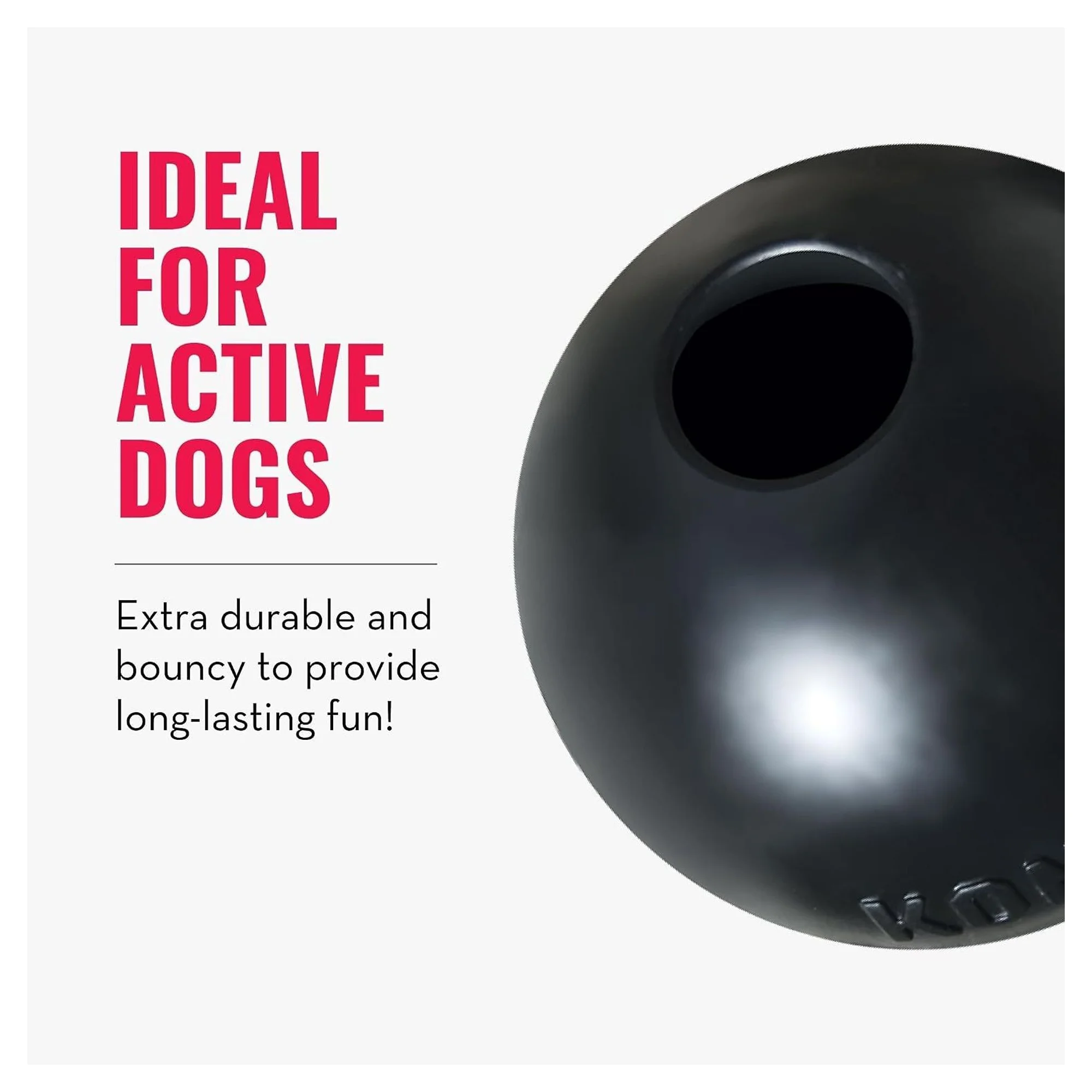 Kong Extreme Ultra Sert Top Köpek Oyuncağı S — Toplar, 220 g — Görsel 5