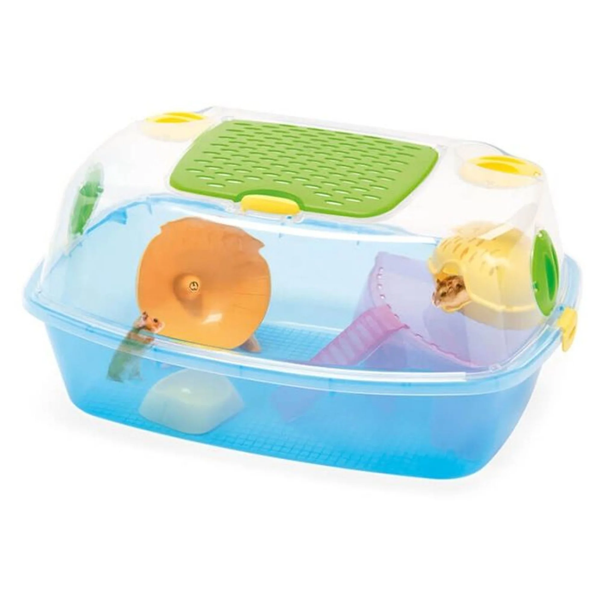 Imac Yo-Yo Plus Mavi Plastik Hamster Kafesi 54x39x27 CM