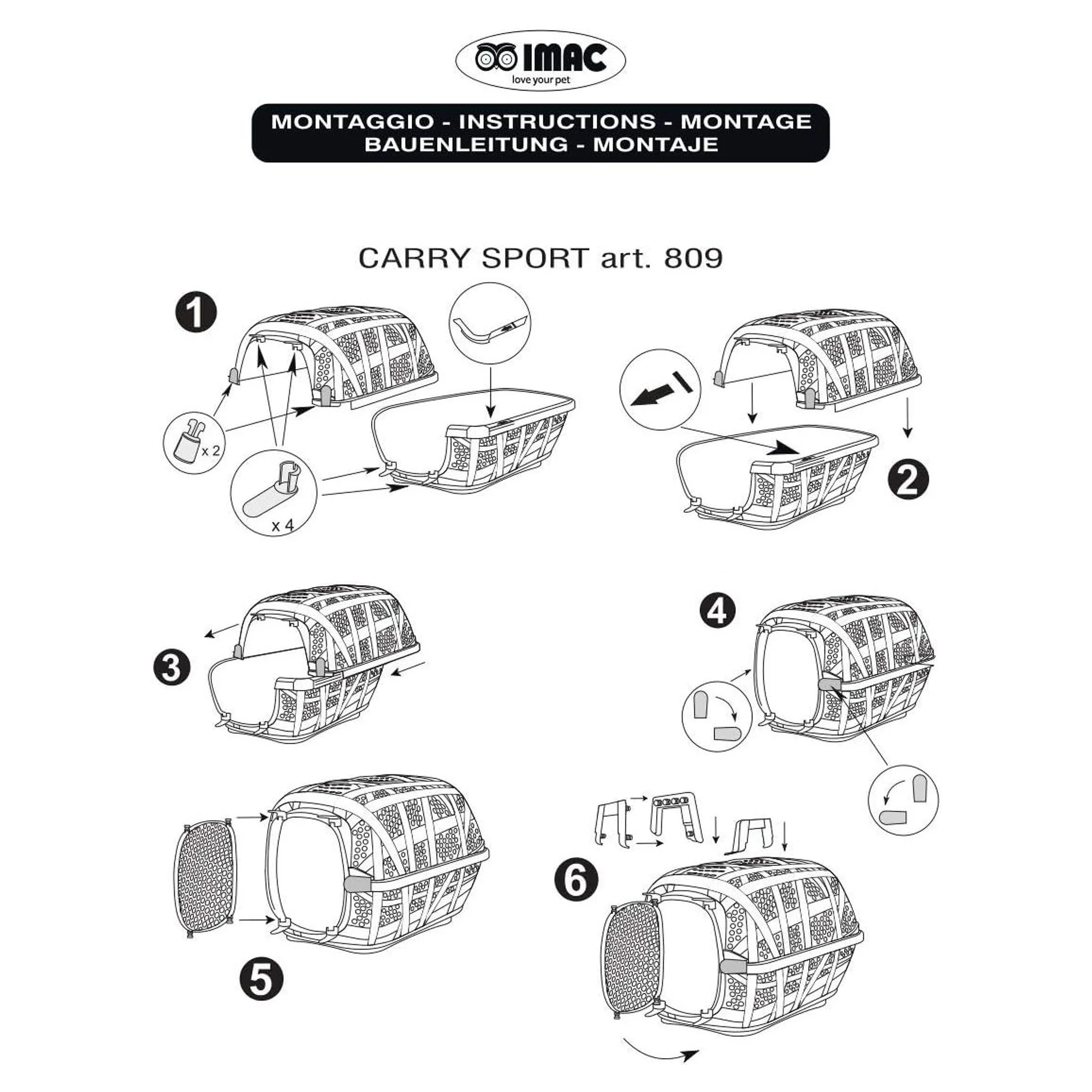 Imac Carry Sport Pembe Metal Kapılı Evcil Hayvan Taşıma Çantası 48.5x34x32 CM — Taşıma ve Seyahat Ürünleri, 1.6 kg — Görsel 2