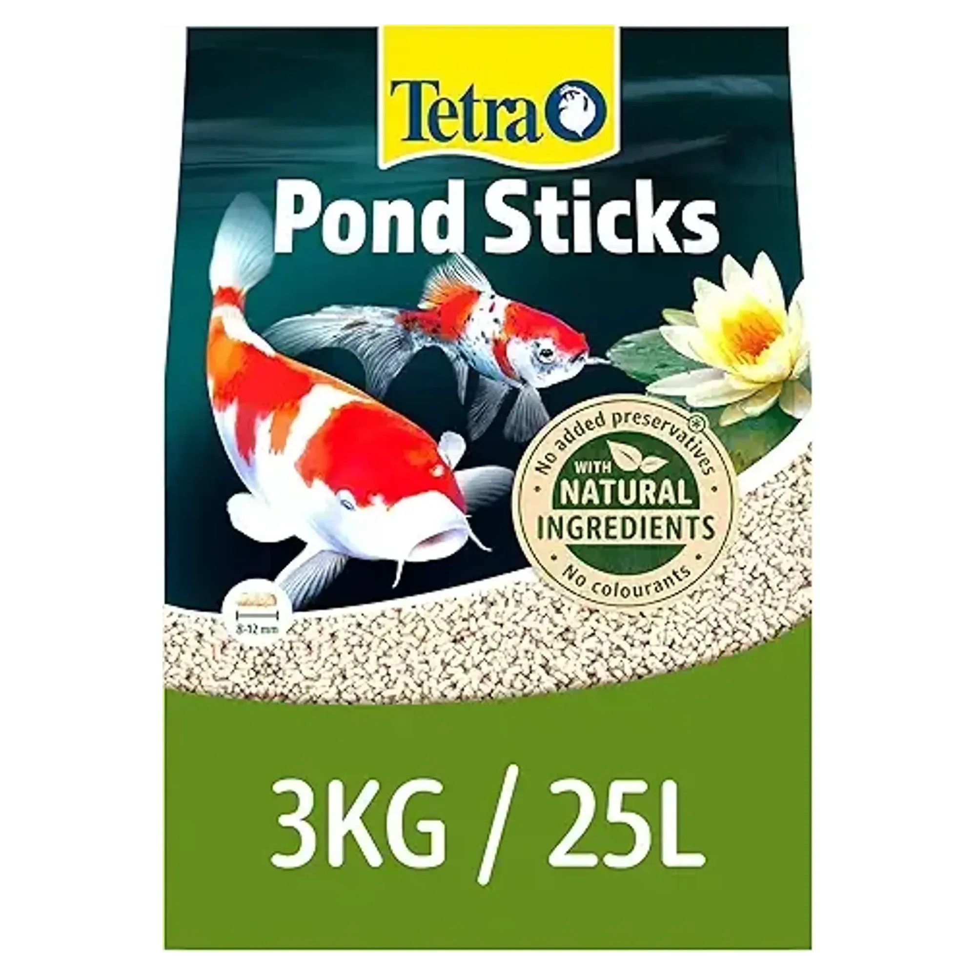 Tetra Pond Sticks Havuz Balıkları Yemi - Yeşil - 25L