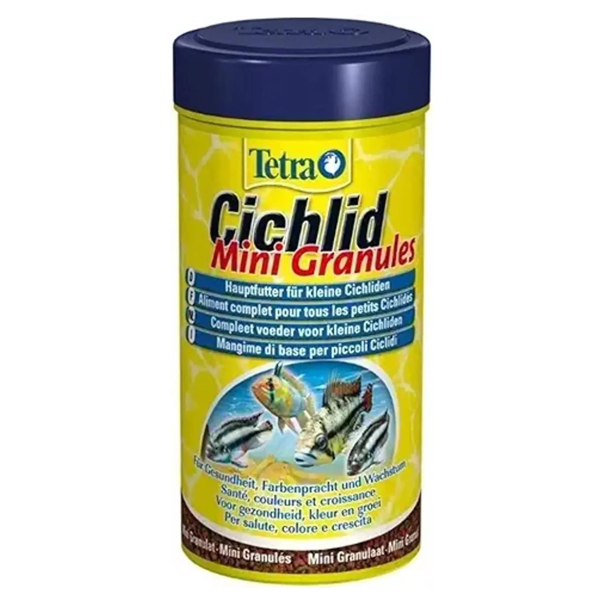 Tetra Cichlid Mini Granules Mini Granül Cichlid Balık Yemi - 250mL
