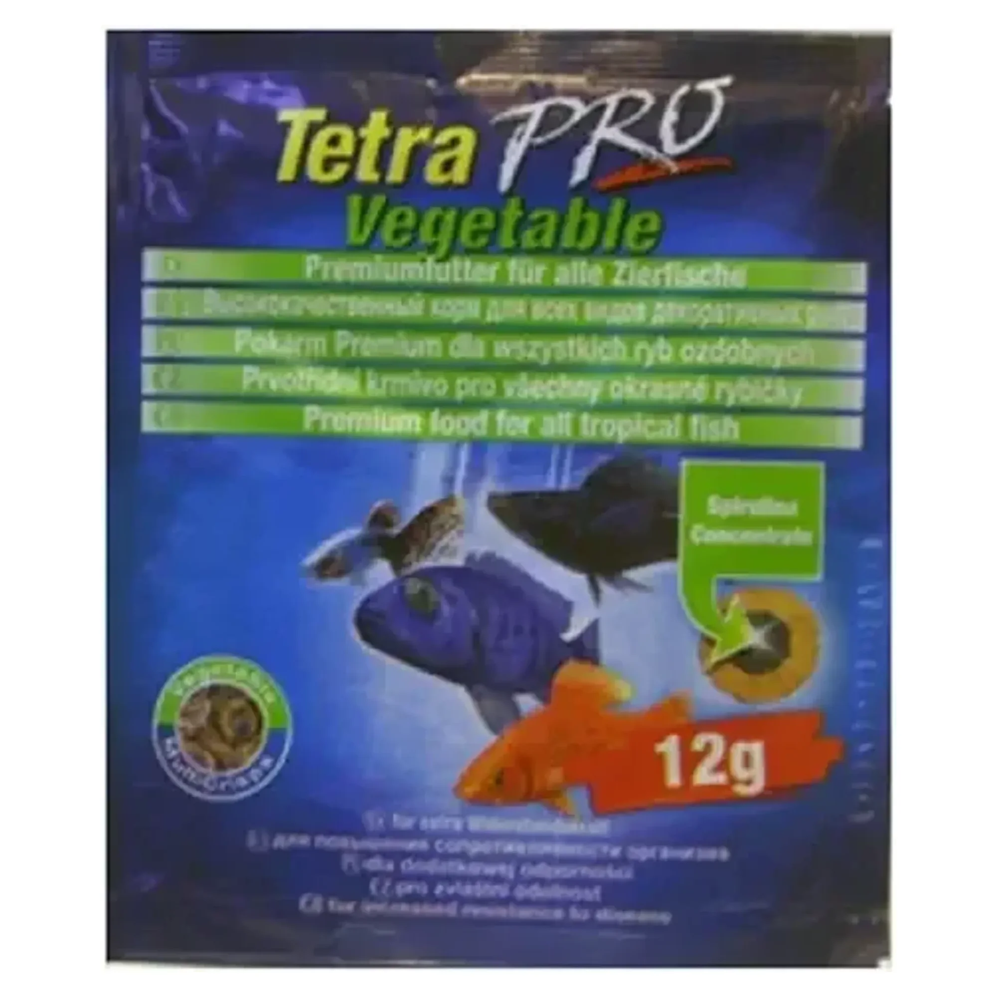 Tetra Pro Algae Crisps Otçul Balık Yemi - 12G
