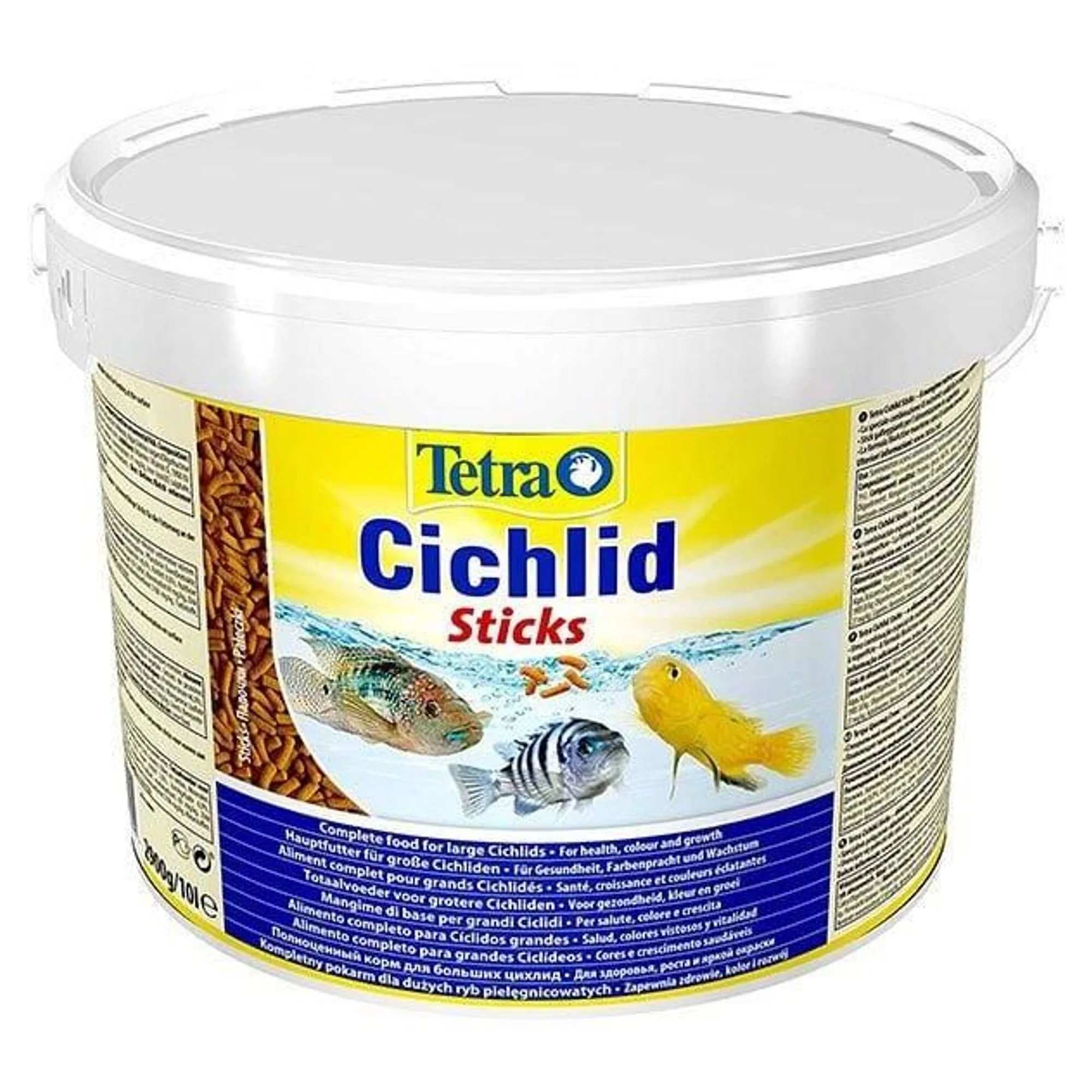 Tetra Cichlid Sticks Cichlid Çubuk Balık Yemi - 10L