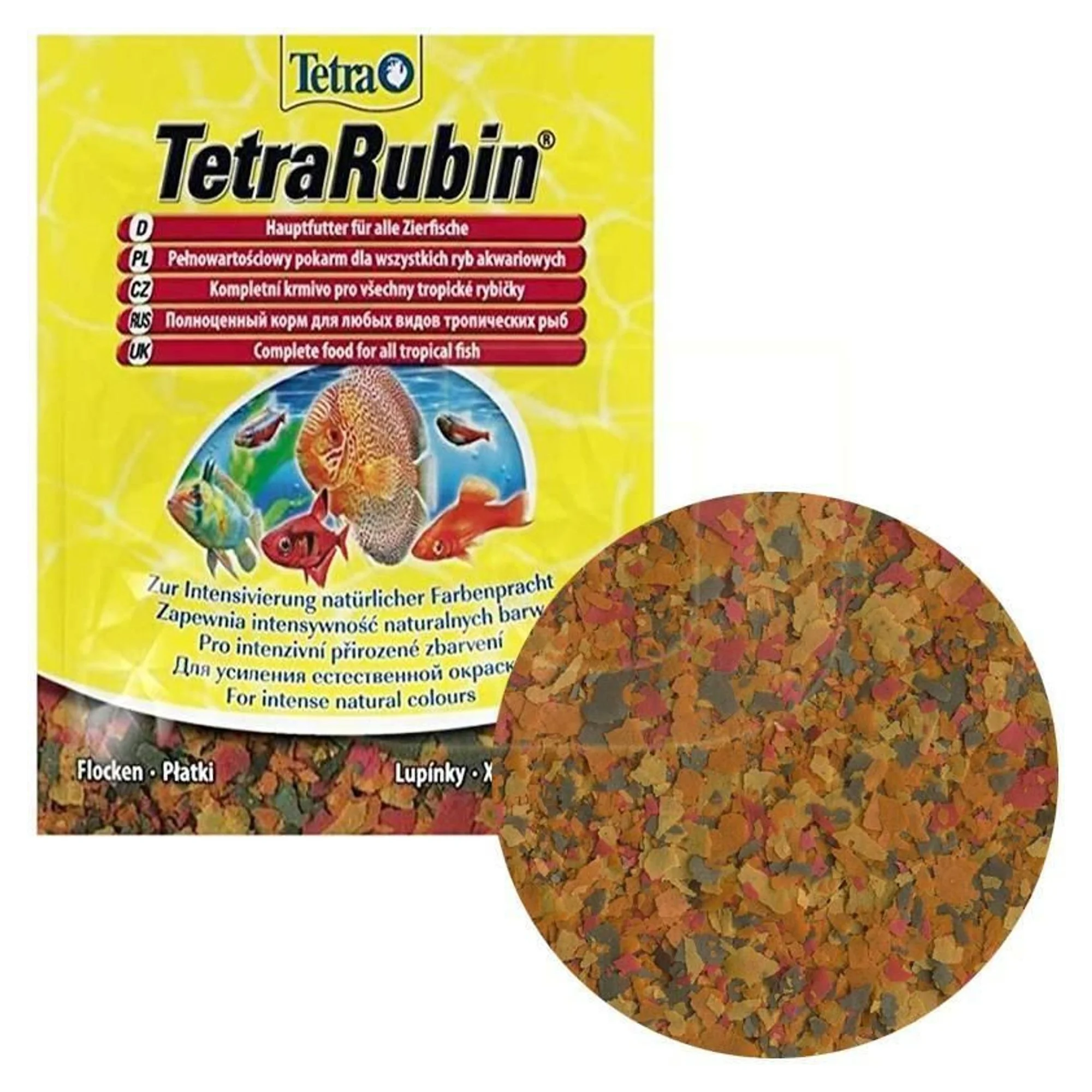 Tetra Rubin Renklendirici Pul Balık Yemi - 12G