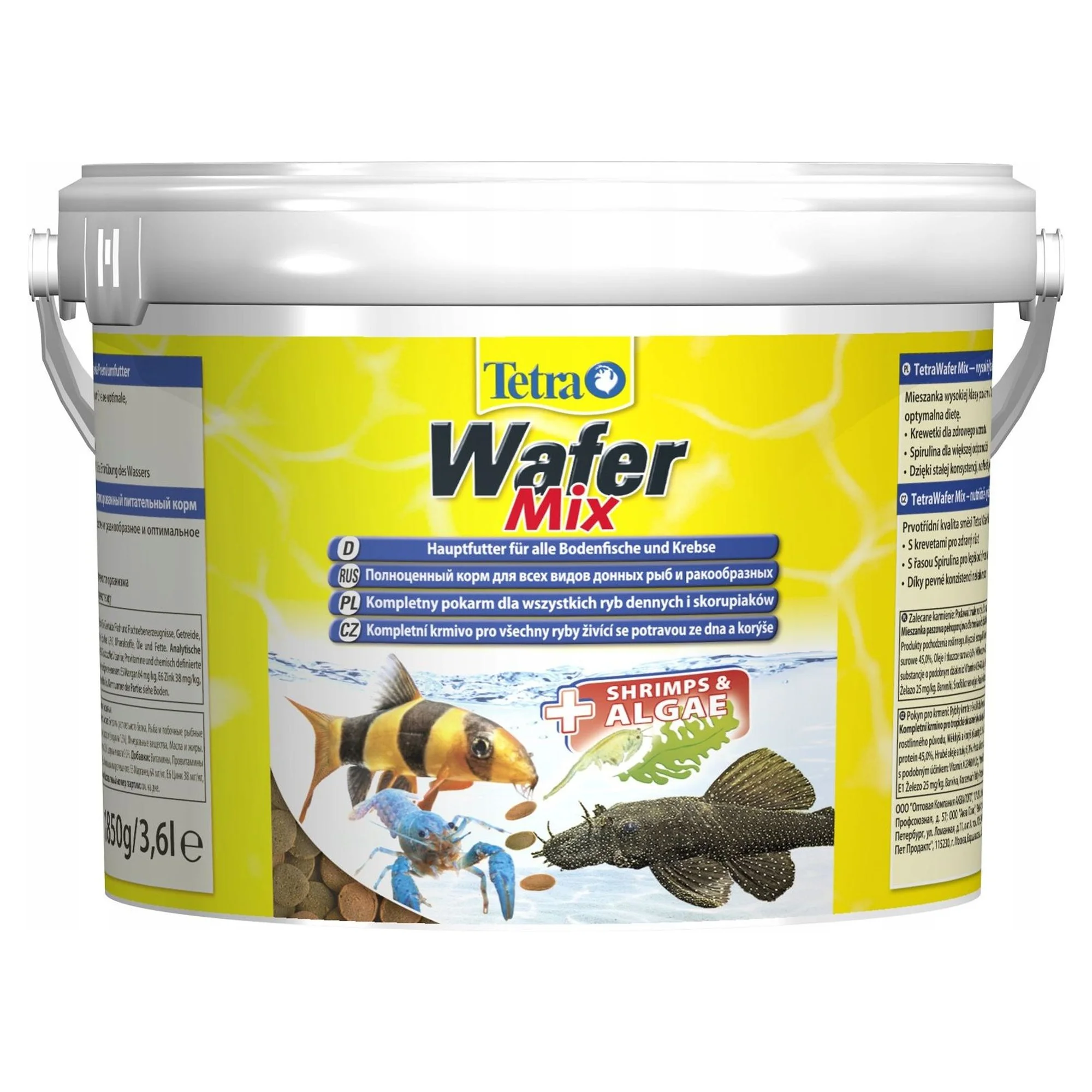 Tetra Wafermix Mini Ufak Taneli Dip Balık Yemi - 3.6L