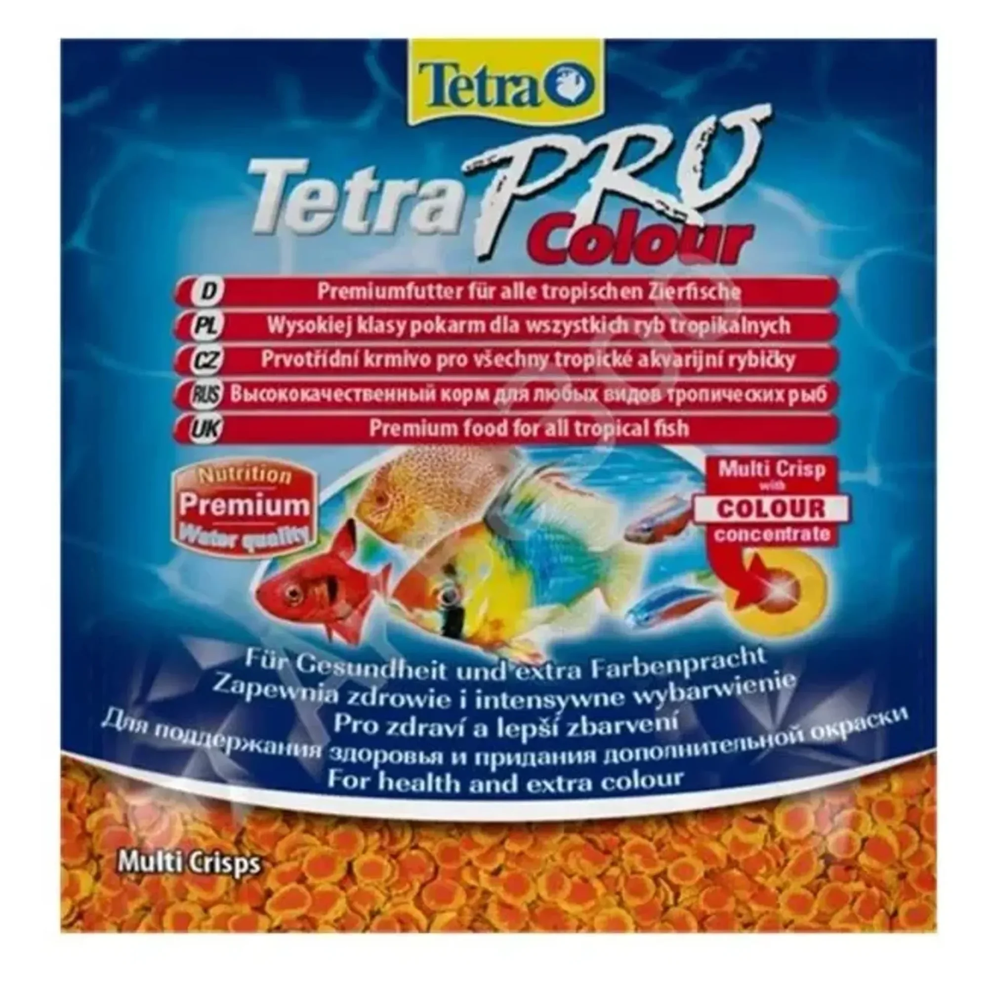 Tetra Pro Colour Renklendirici Tropikal Balık Yemi - 12G
