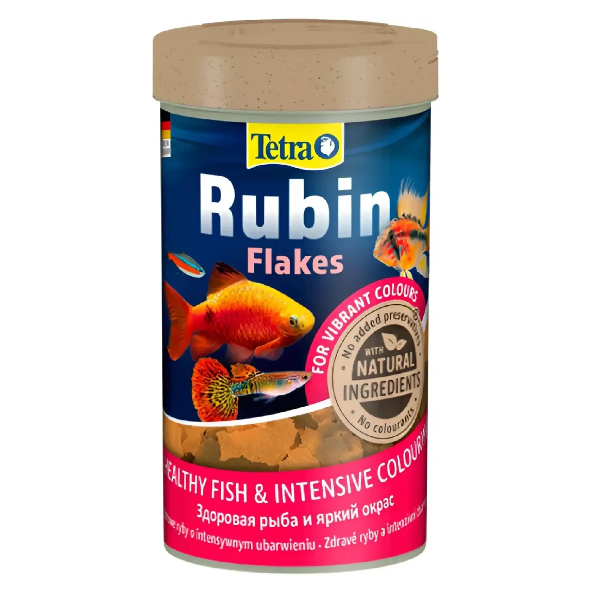 Tetra Rubin Flakes Renklendirici Tropikal Pul Balık Yemi - 1 L