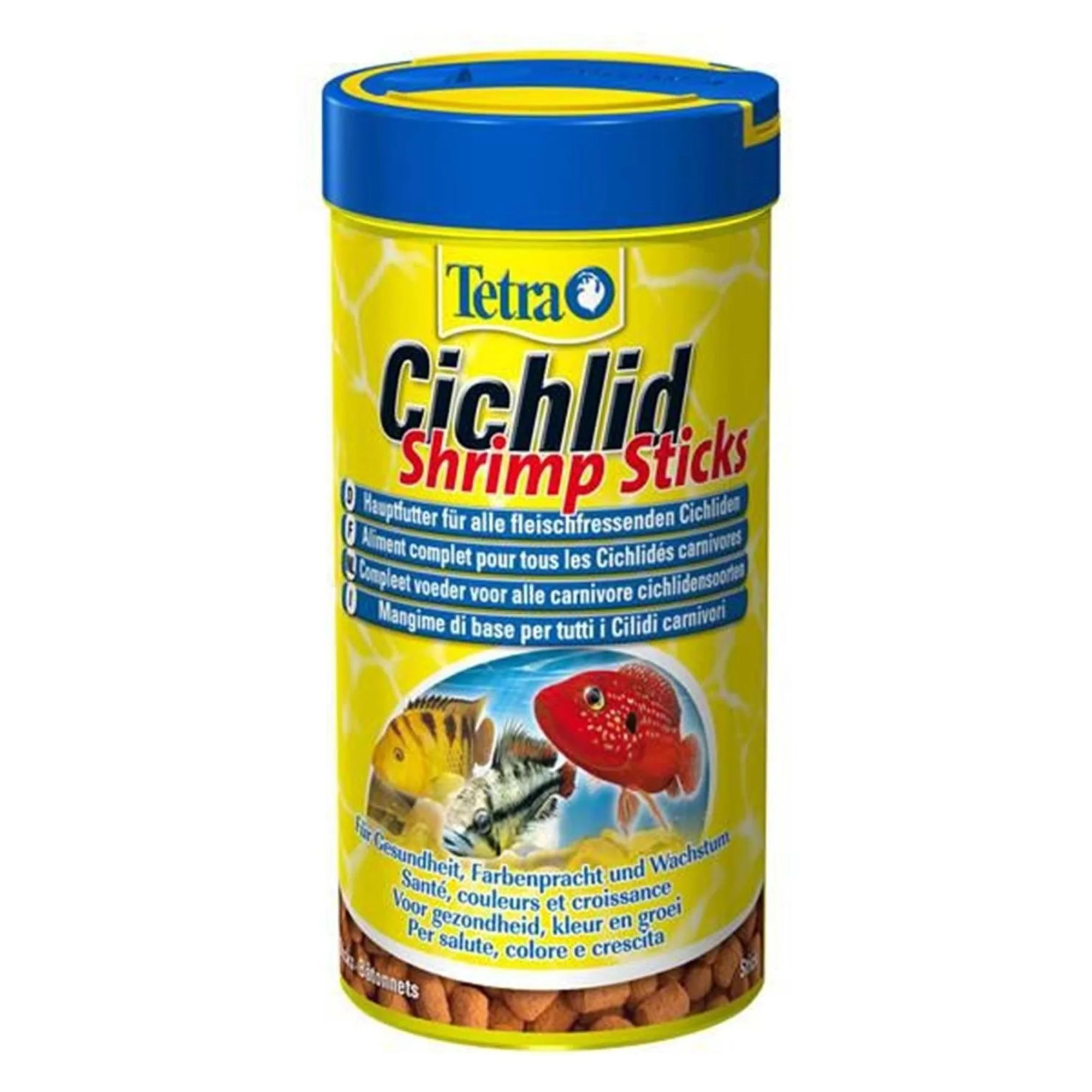 Tetra Cichlid Shrimp Sticks Cichlid Çubuk Balık Yemi - Karidesli - 250 mL