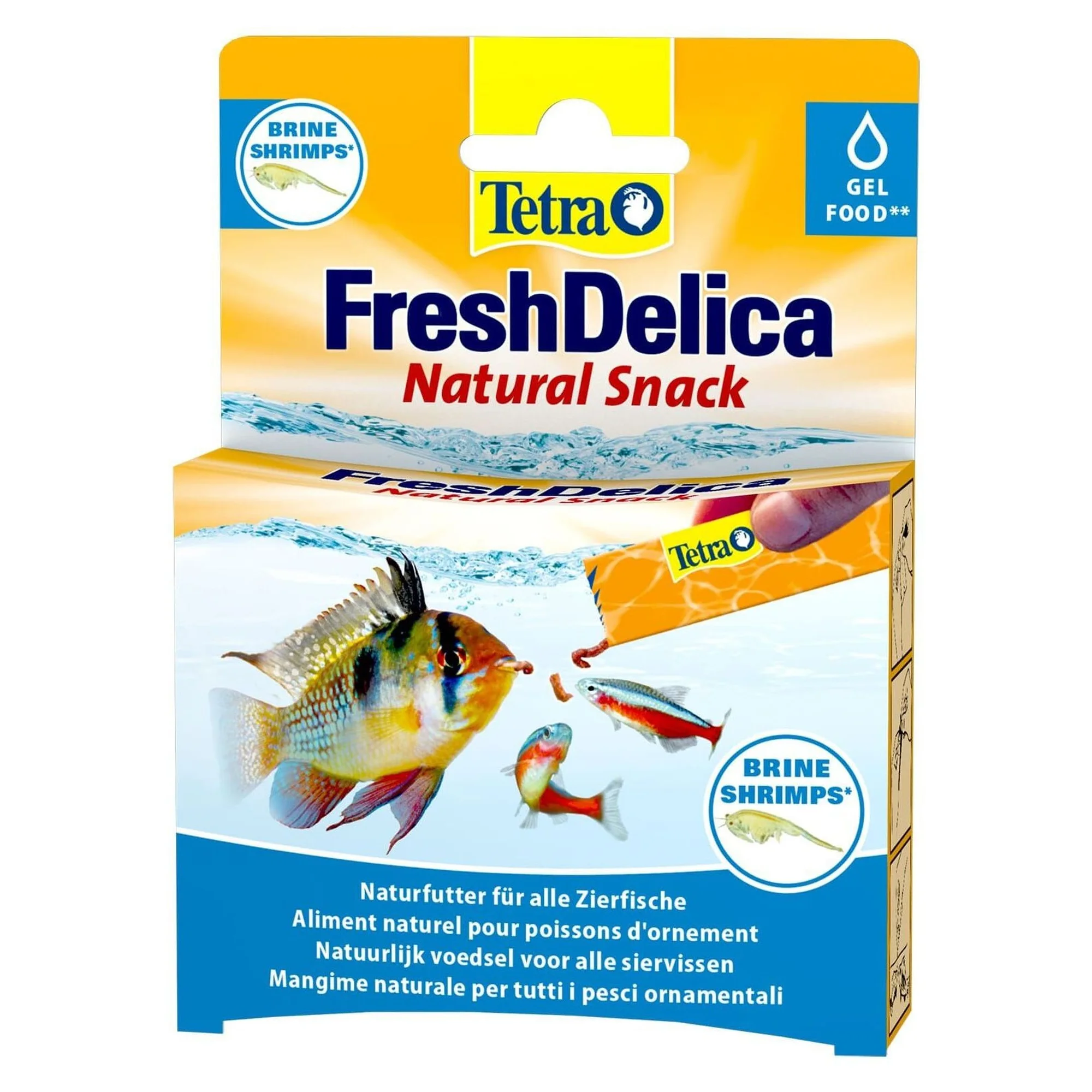 Tetra Fresh Delica Brine Shrimps Tropikal Jel Balık Yemi - Karidesli - 48G