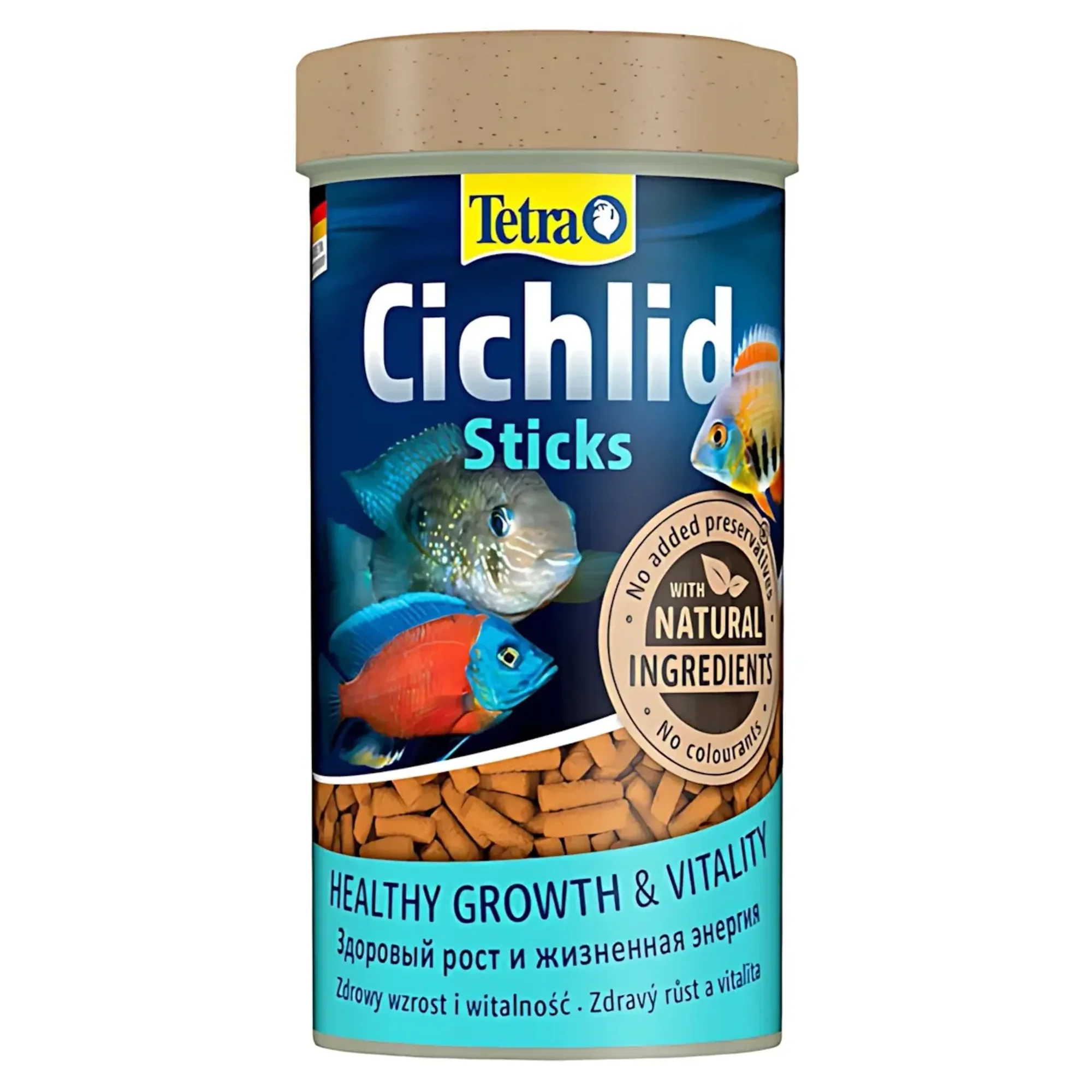 Tetra Cichlid Sticks Cichlid Çubuk Balık Yemi - 1L