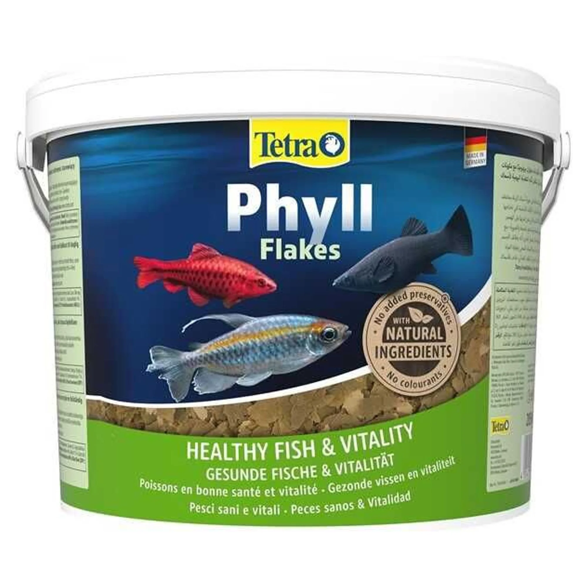 Tetra Tetra Phyll Flakes Bitkisel Tropikal Balık Yemi - 10L