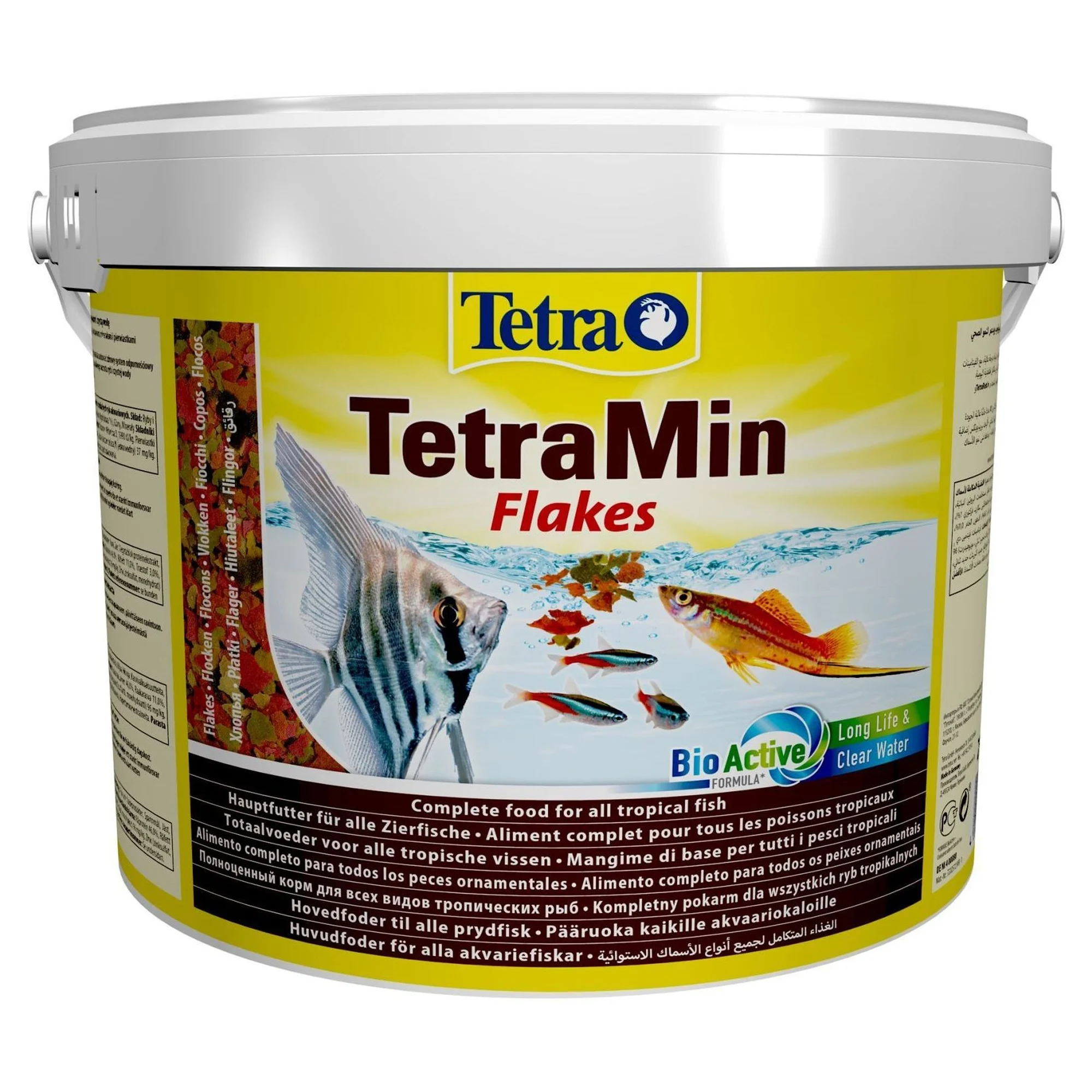 Tetra Tetramin Flakes Tropikal Pul Balık Yemi - 10L